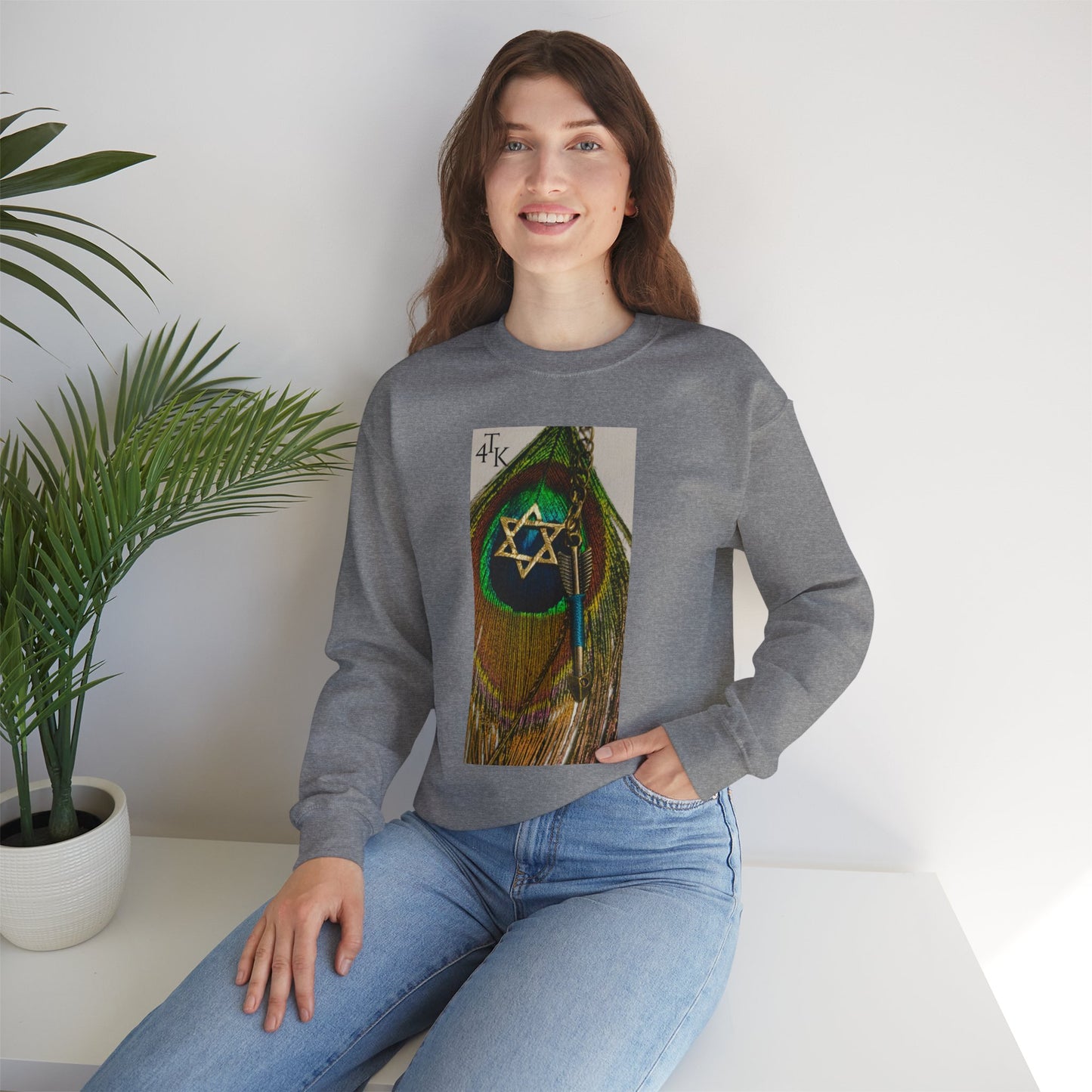 "Arrow and Shield" Unisex Heavy Blend™ Crewneck Sweatshirt