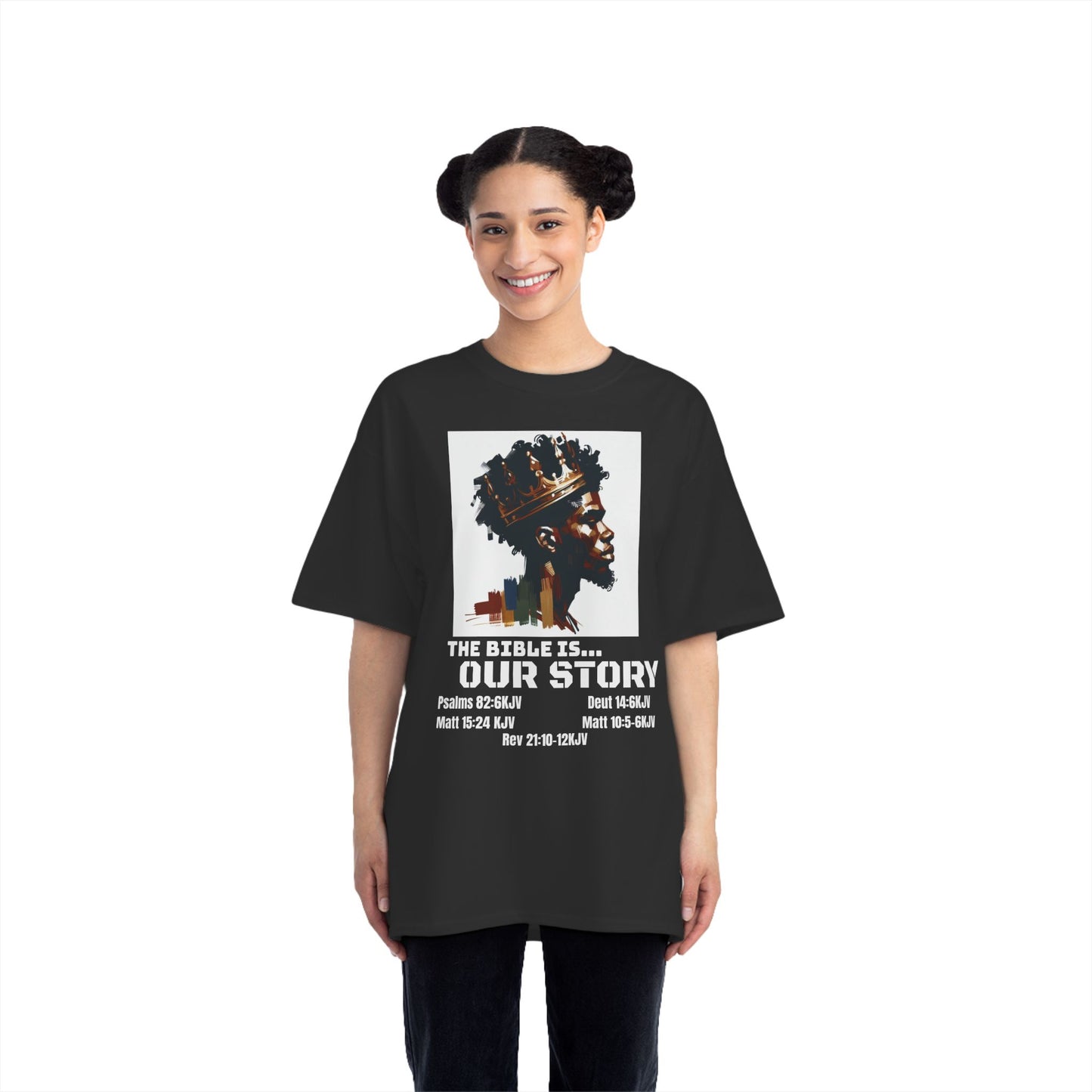 The Bible Is Our Story- Men's 'Beefy' Tee