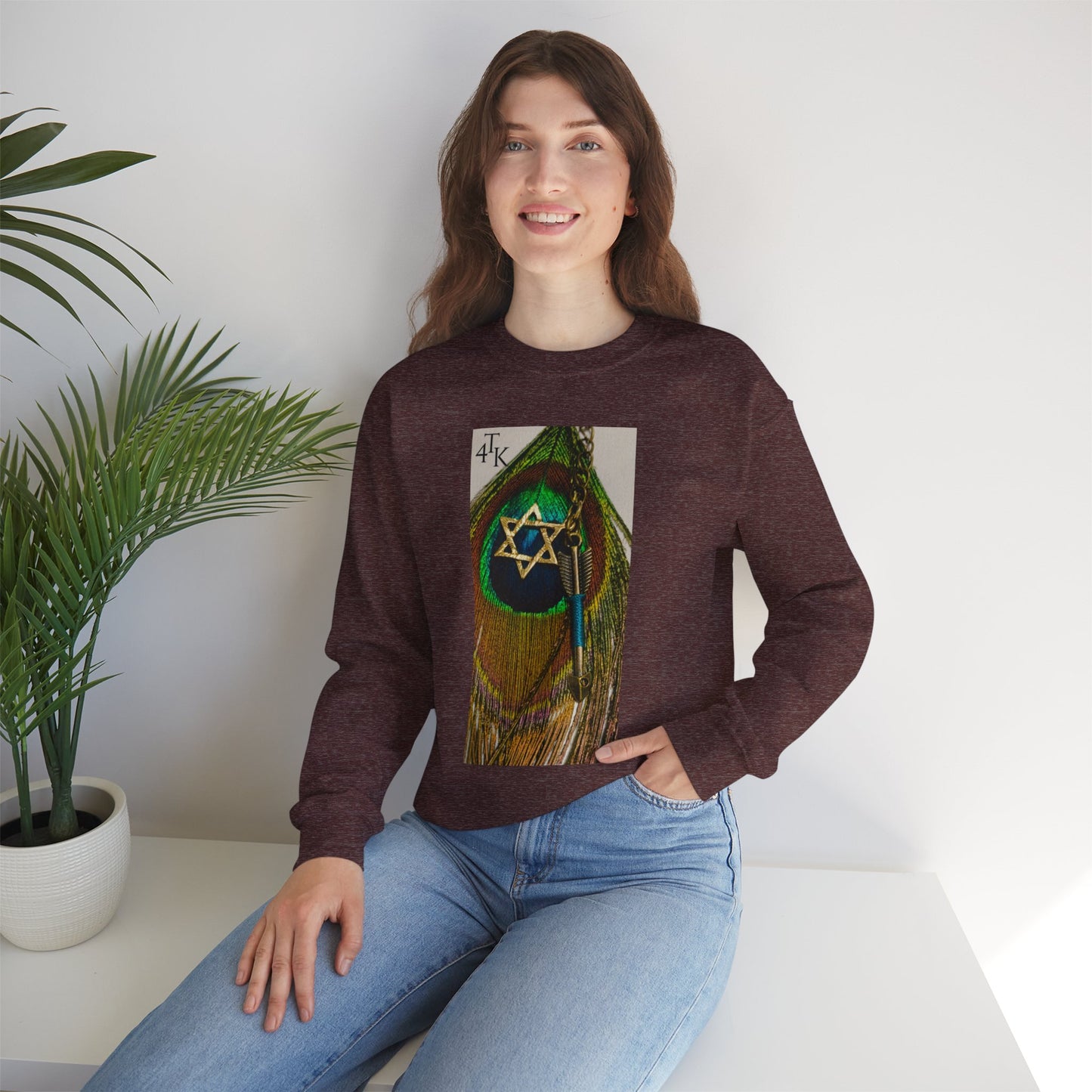 "Arrow and Shield" Unisex Heavy Blend™ Crewneck Sweatshirt