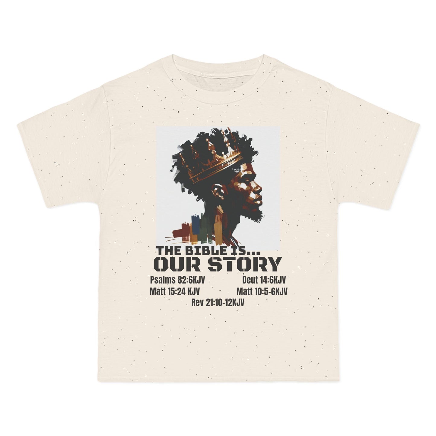 The Bible Is Our Story- Men's 'Beefy' Tee