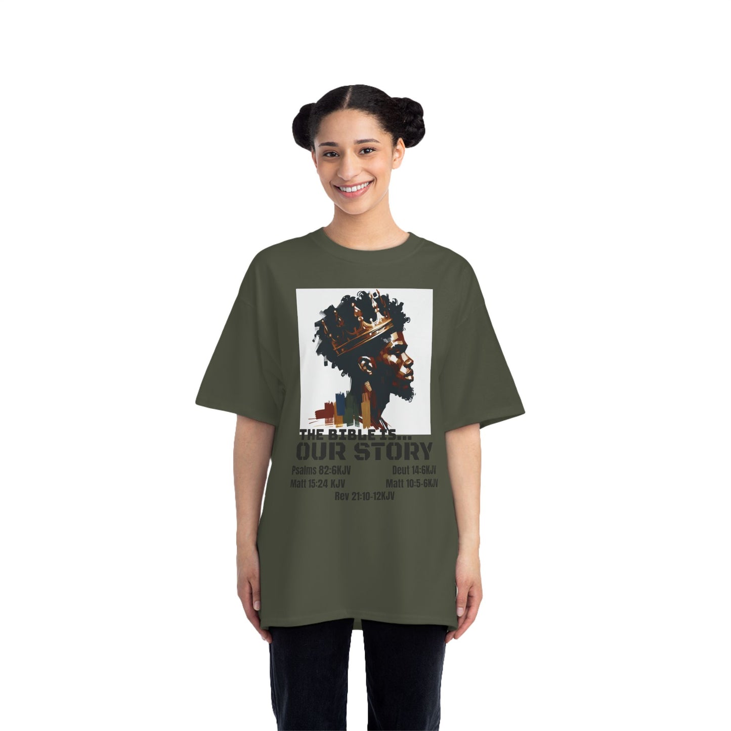 The Bible Is Our Story- Men's 'Beefy' Tee
