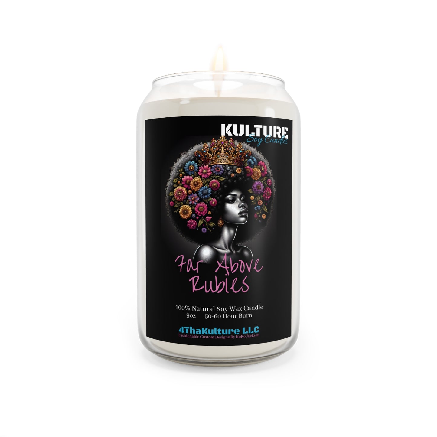 "Far Above Rubies"- Soy Scented Candle, 13.75oz
