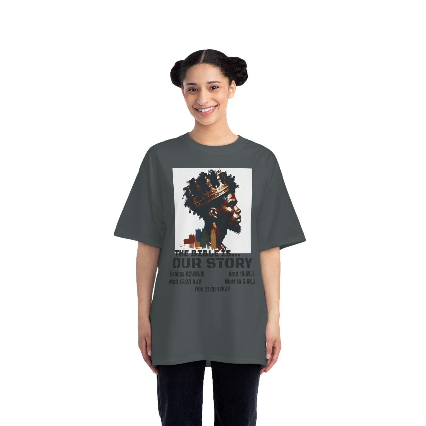 The Bible Is Our Story- Men's 'Beefy' Tee