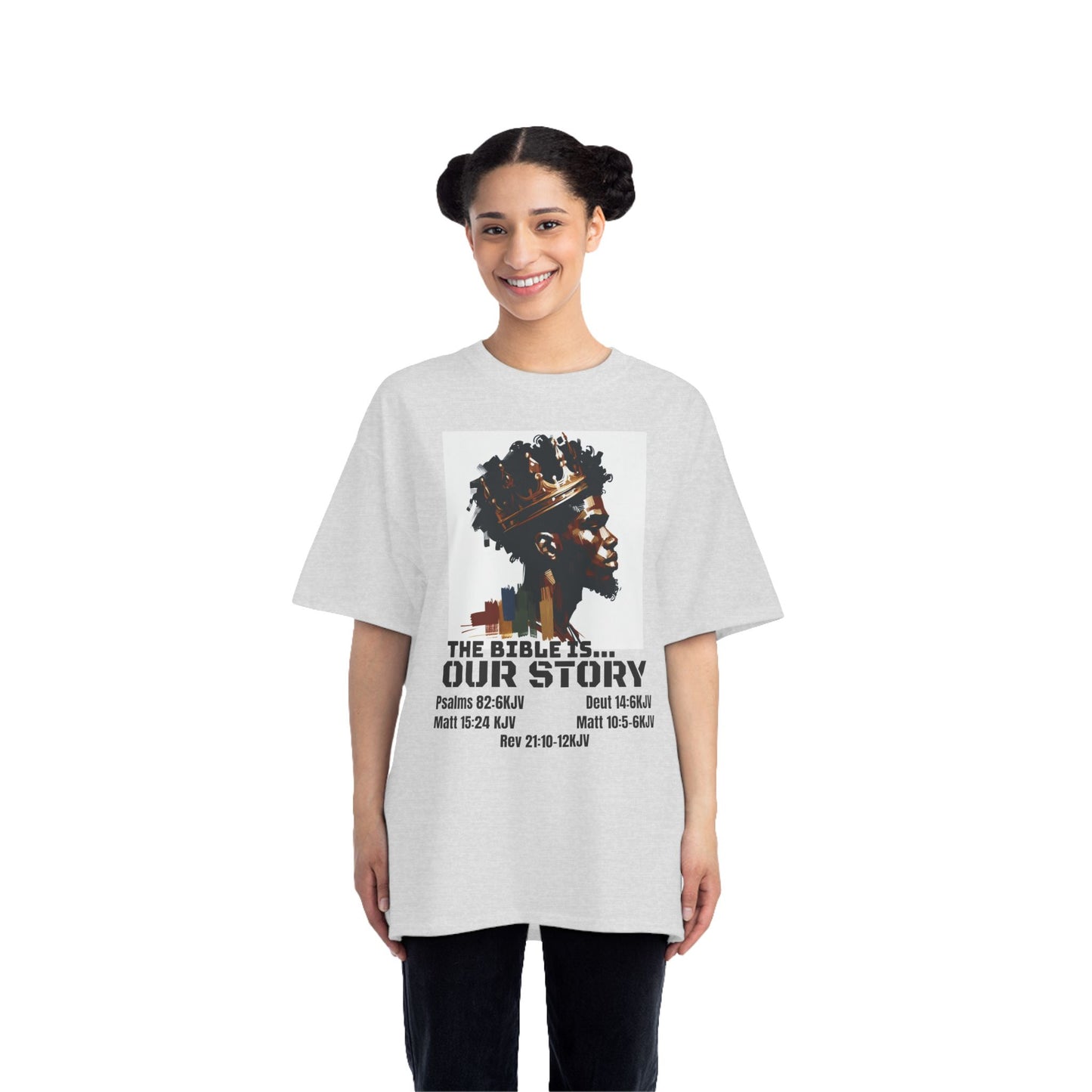 The Bible Is Our Story- Men's 'Beefy' Tee