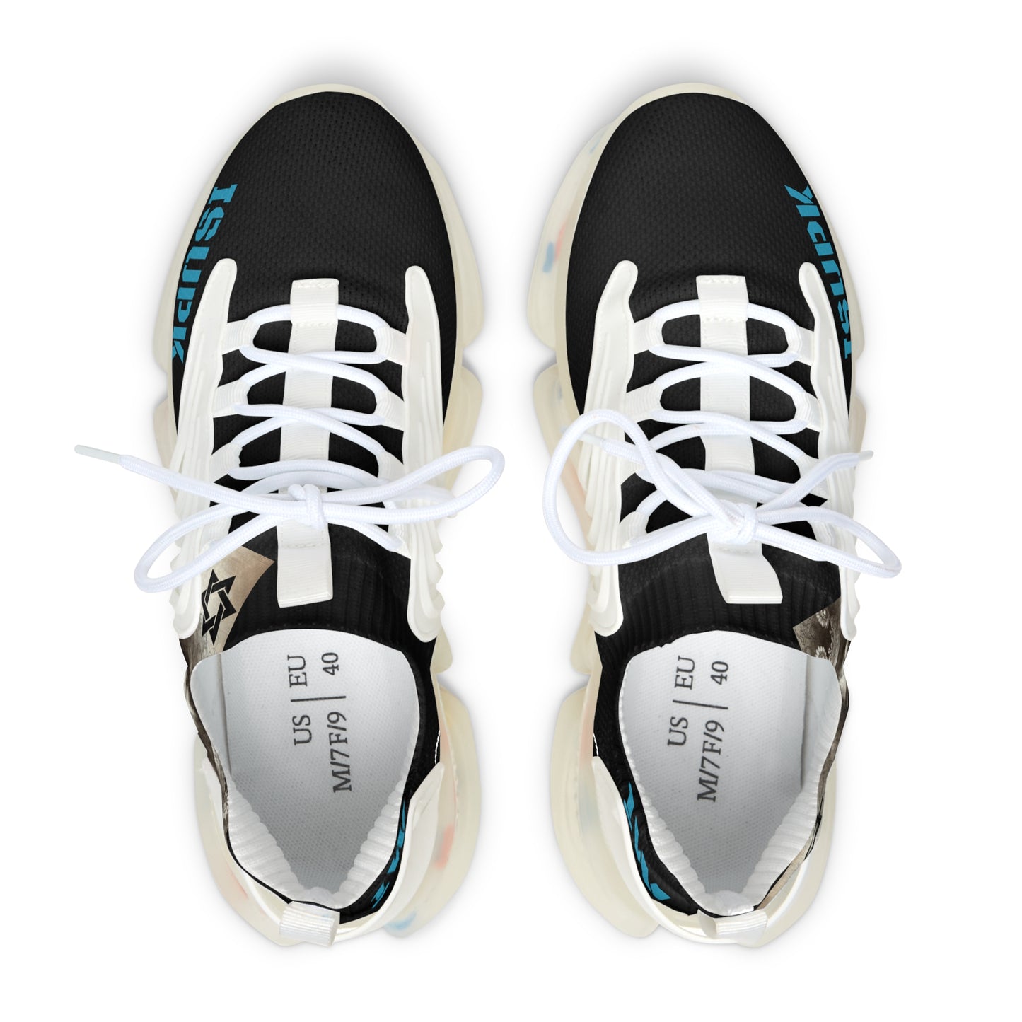 'TURQUIOS DREAM"- (CUSTOM UPK) Women's Mesh Sneakers