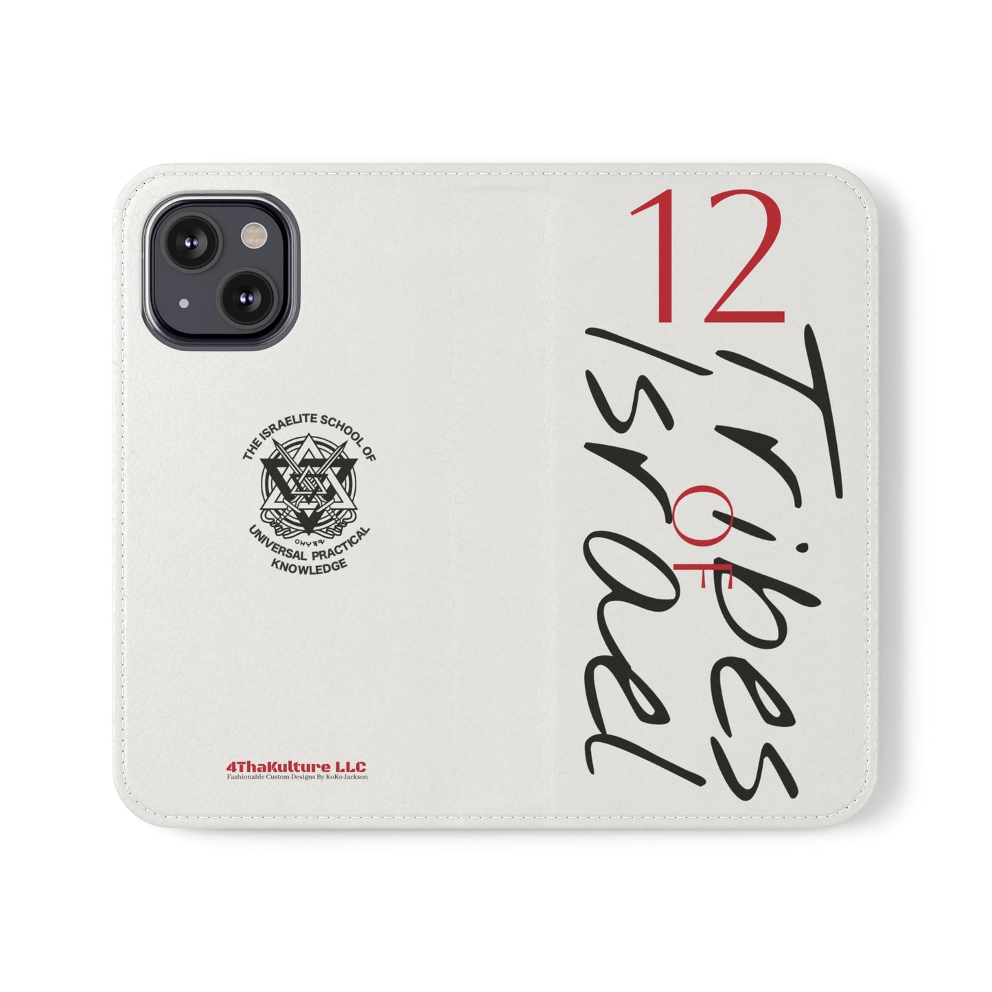 ISUPK "12 Tribes of Israel"-Flip Case (Ivory)