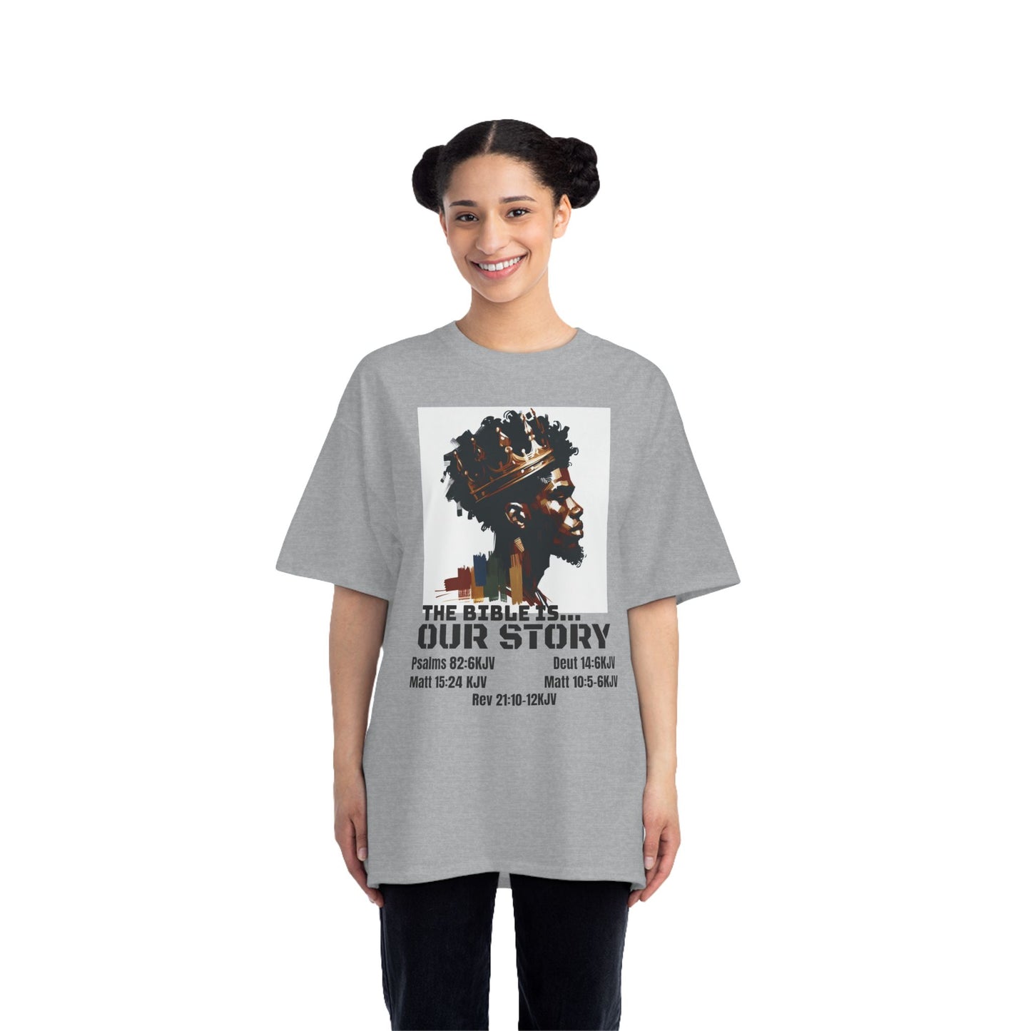 The Bible Is Our Story- Men's 'Beefy' Tee