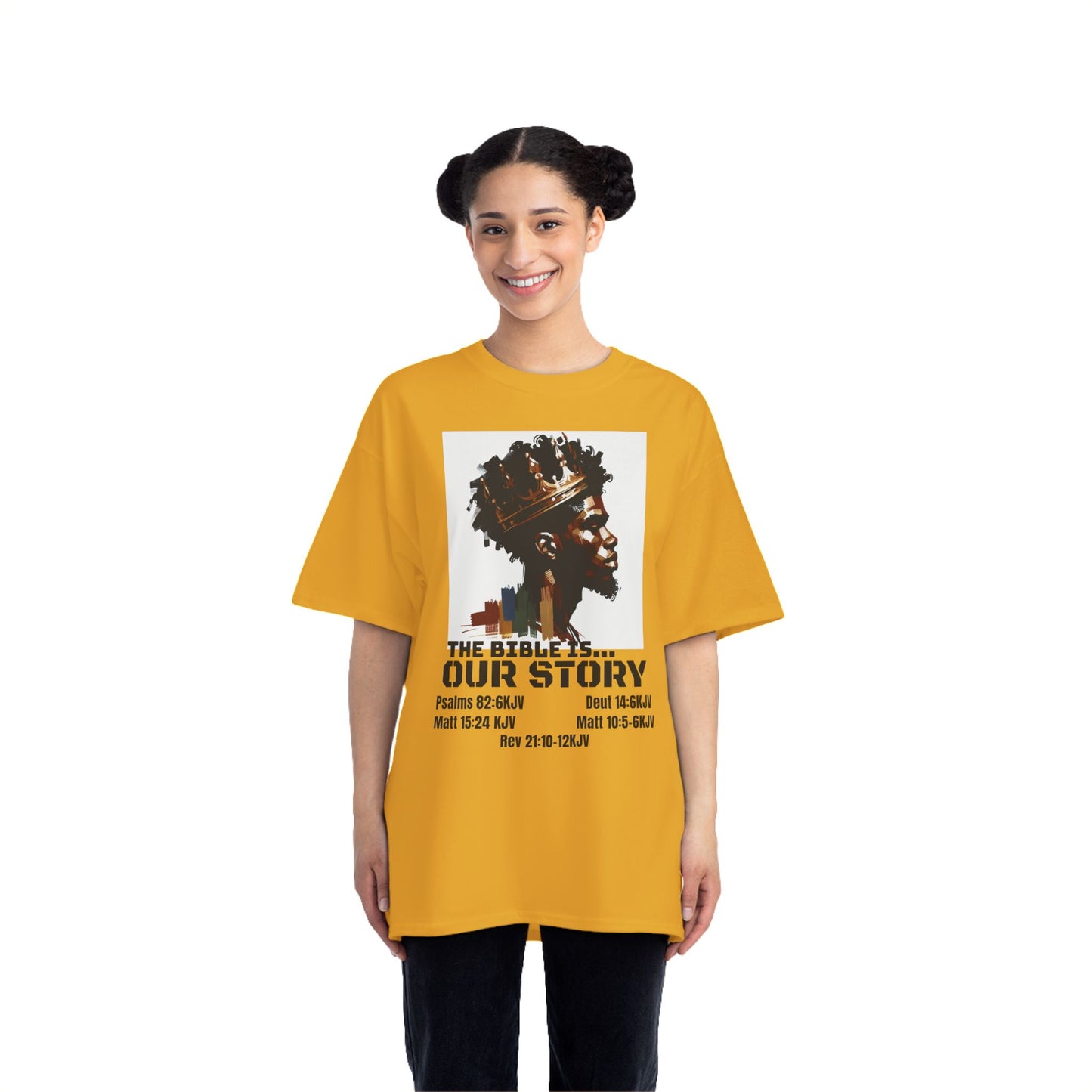 The Bible Is Our Story- Men's 'Beefy' Tee
