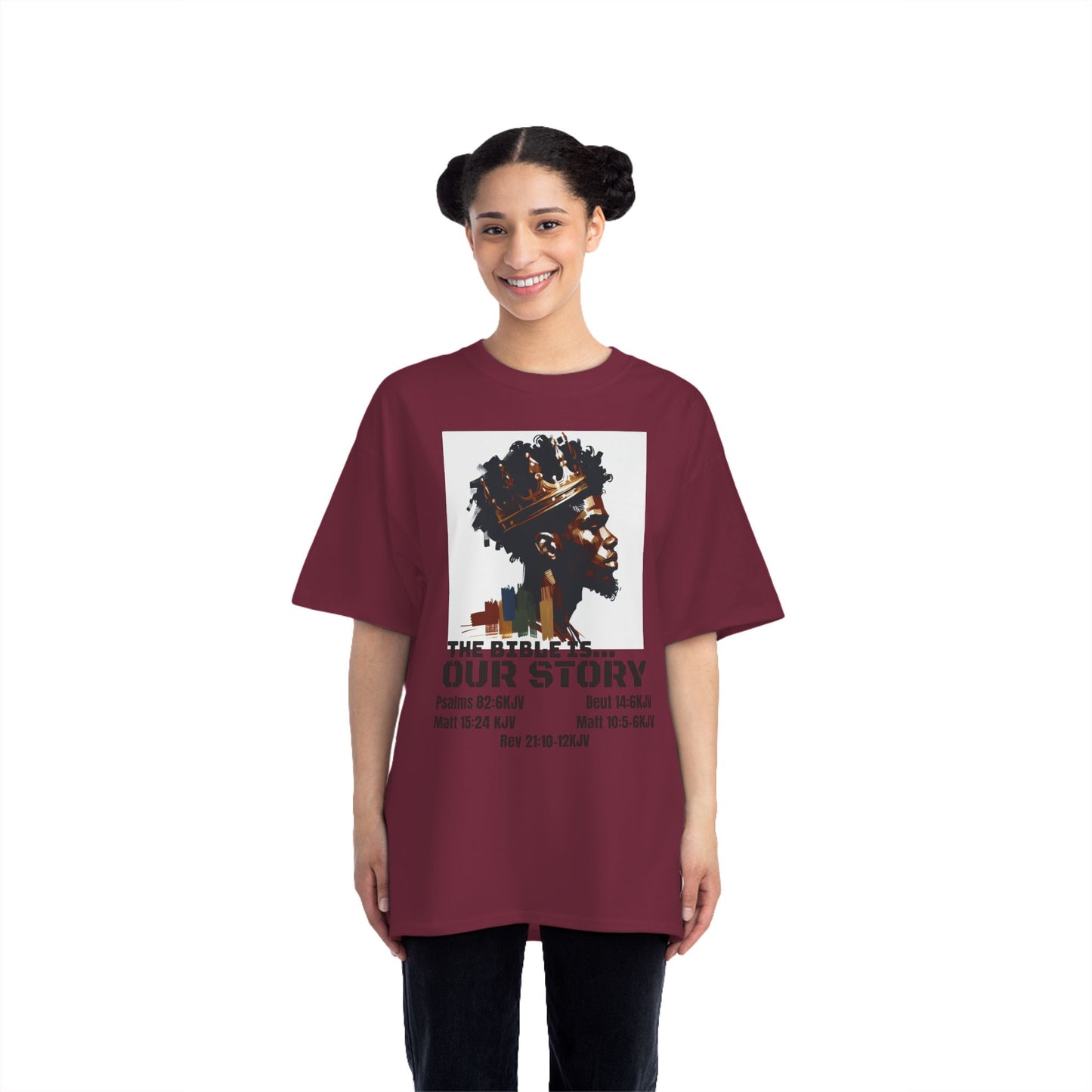 The Bible Is Our Story- Men's 'Beefy' Tee