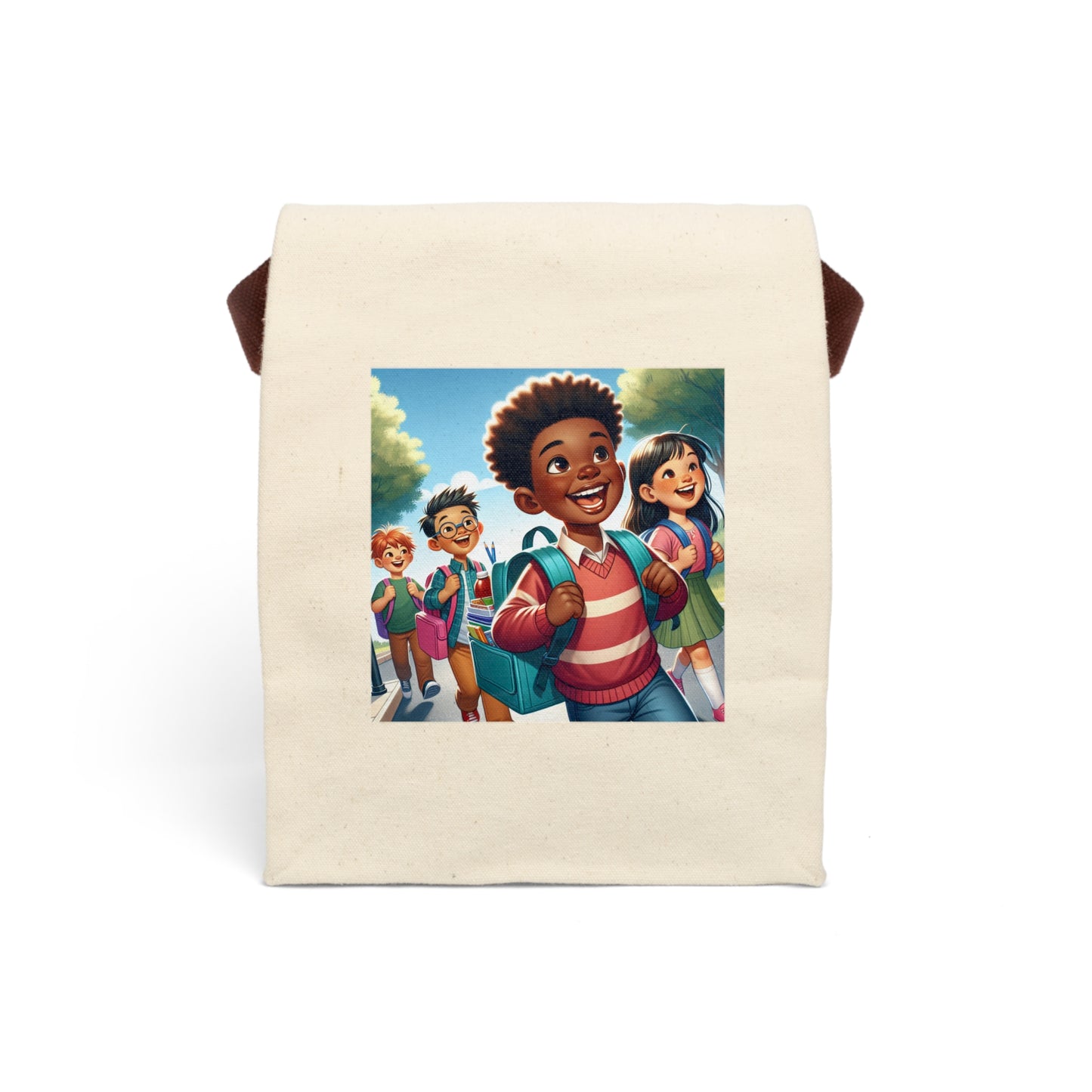 Kulture Kids Canvas Lunch Bag With Strap