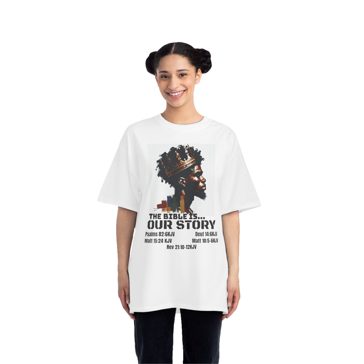 The Bible Is Our Story- Men's 'Beefy' Tee