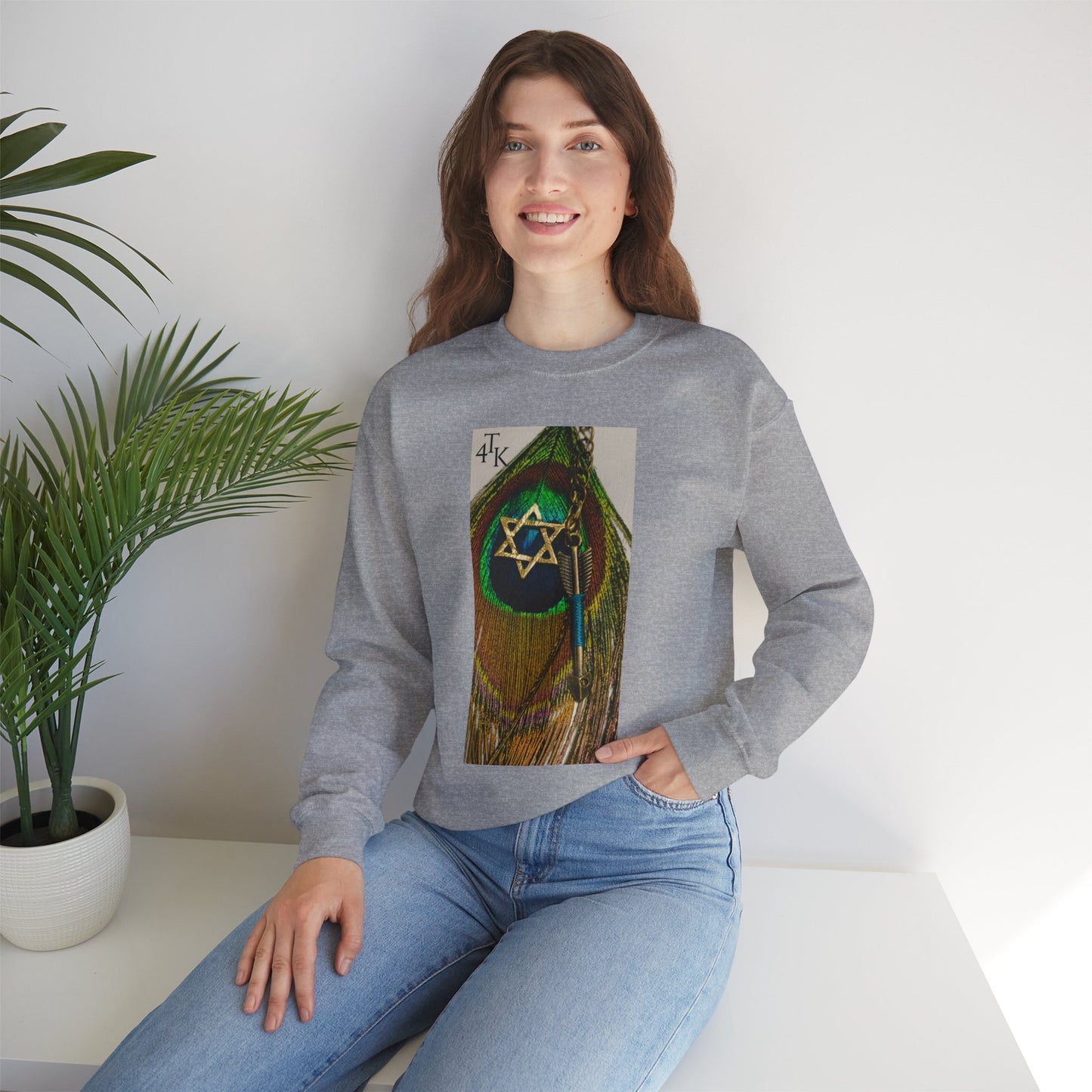 "Arrow and Shield" Unisex Heavy Blend™ Crewneck Sweatshirt