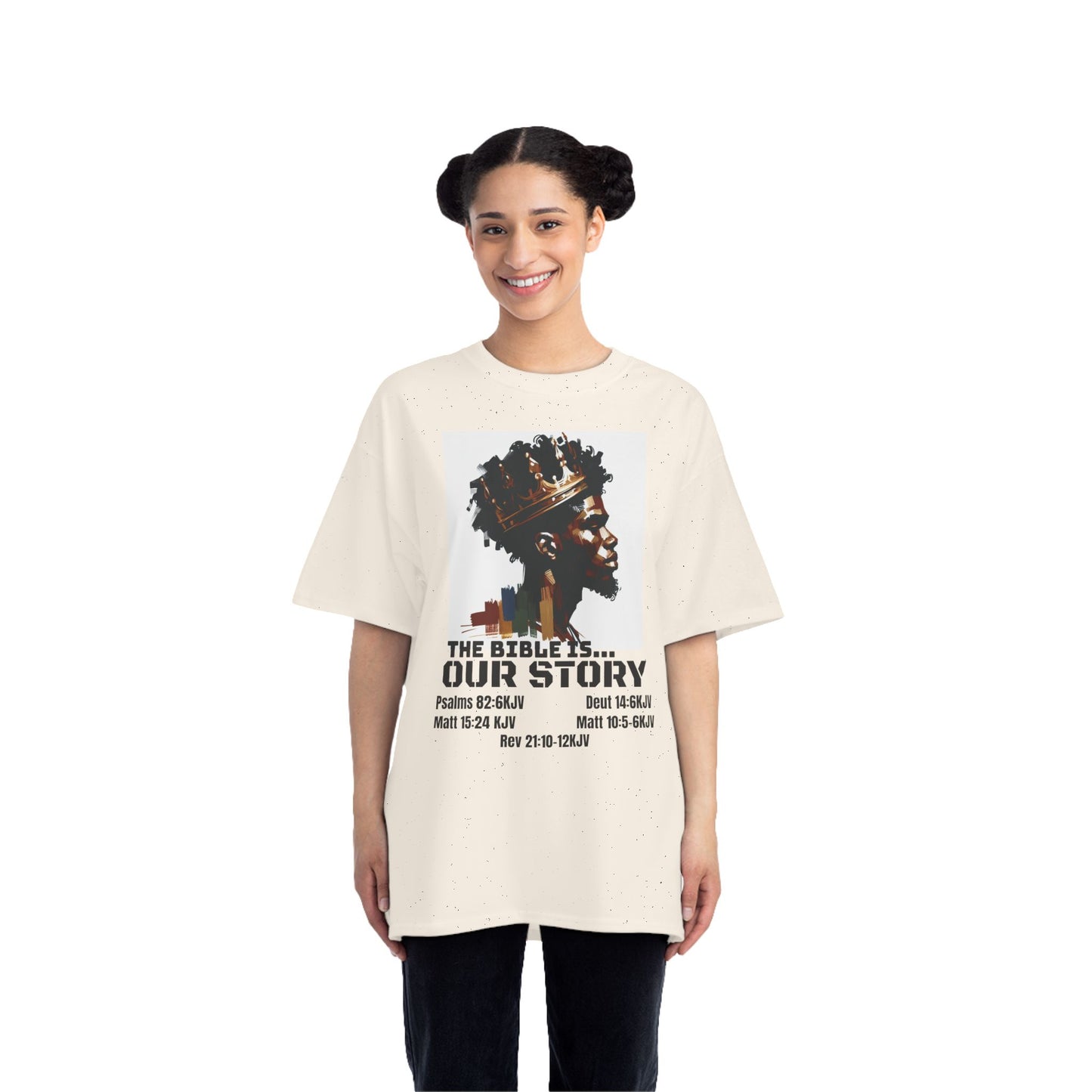 The Bible Is Our Story- Men's 'Beefy' Tee