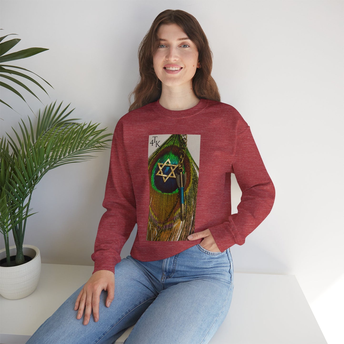 "Arrow and Shield" Unisex Heavy Blend™ Crewneck Sweatshirt