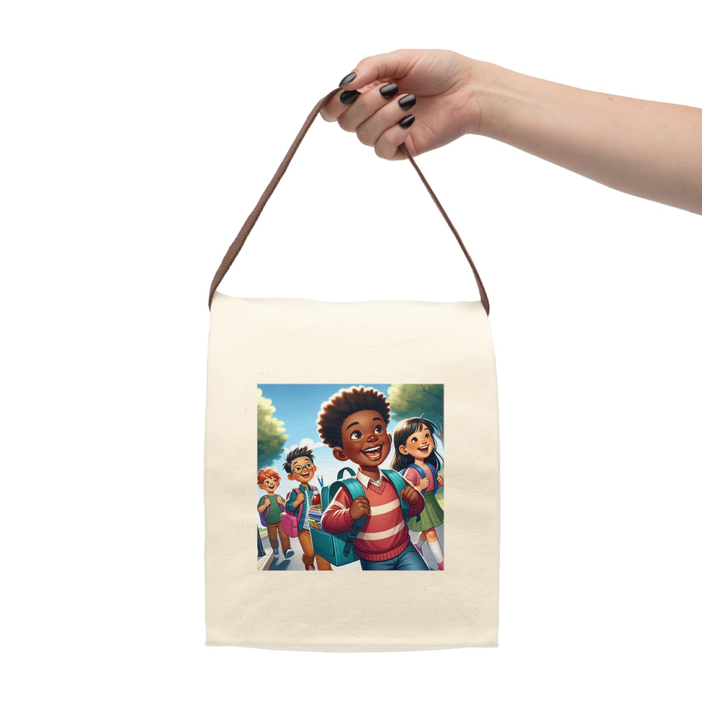 Kulture Kids Canvas Lunch Bag With Strap