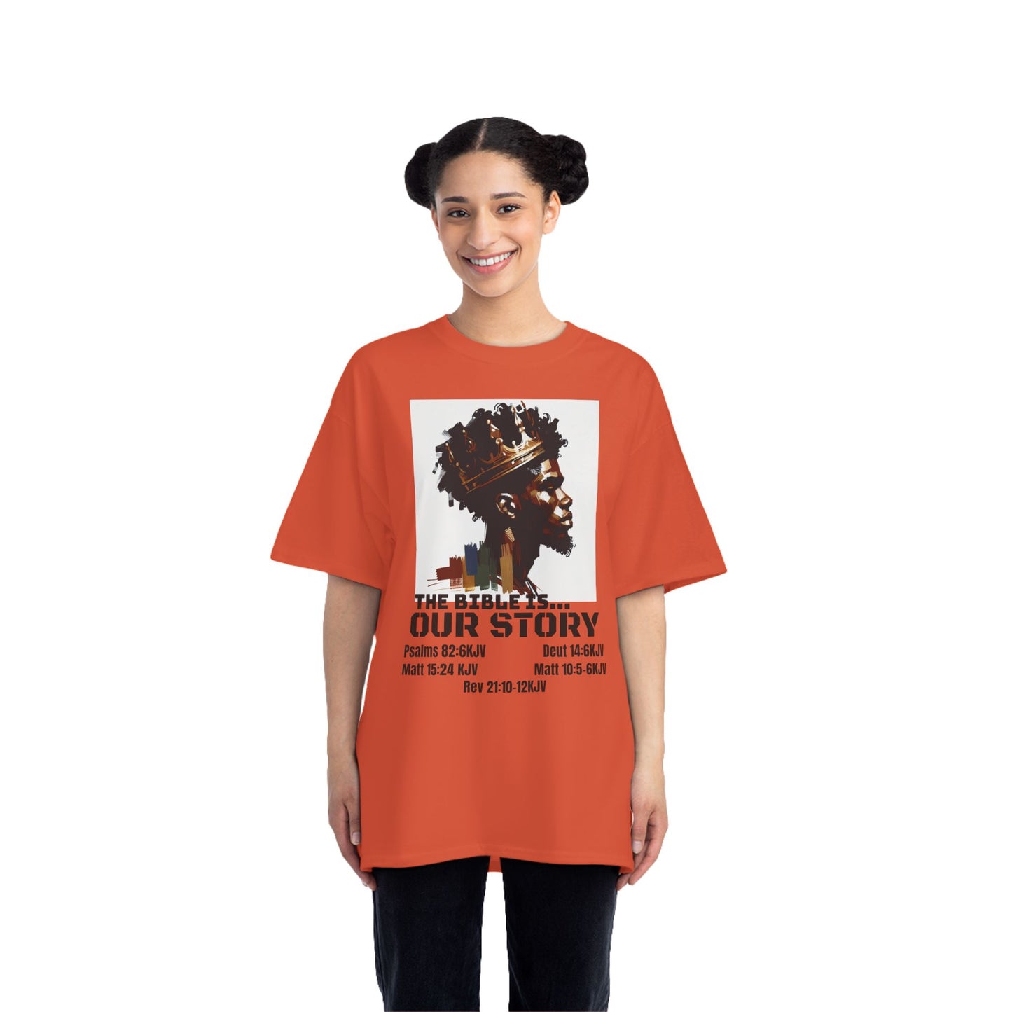 The Bible Is Our Story- Men's 'Beefy' Tee