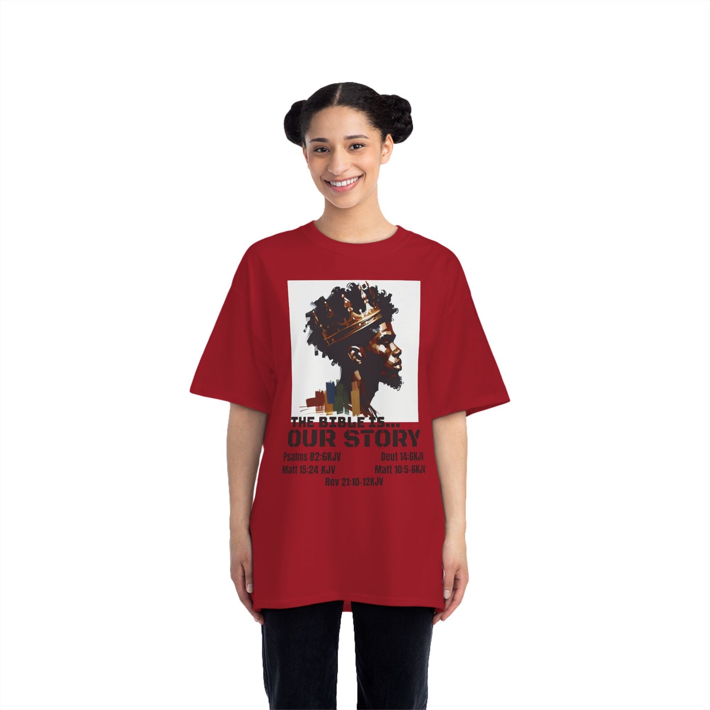 The Bible Is Our Story- Men's 'Beefy' Tee