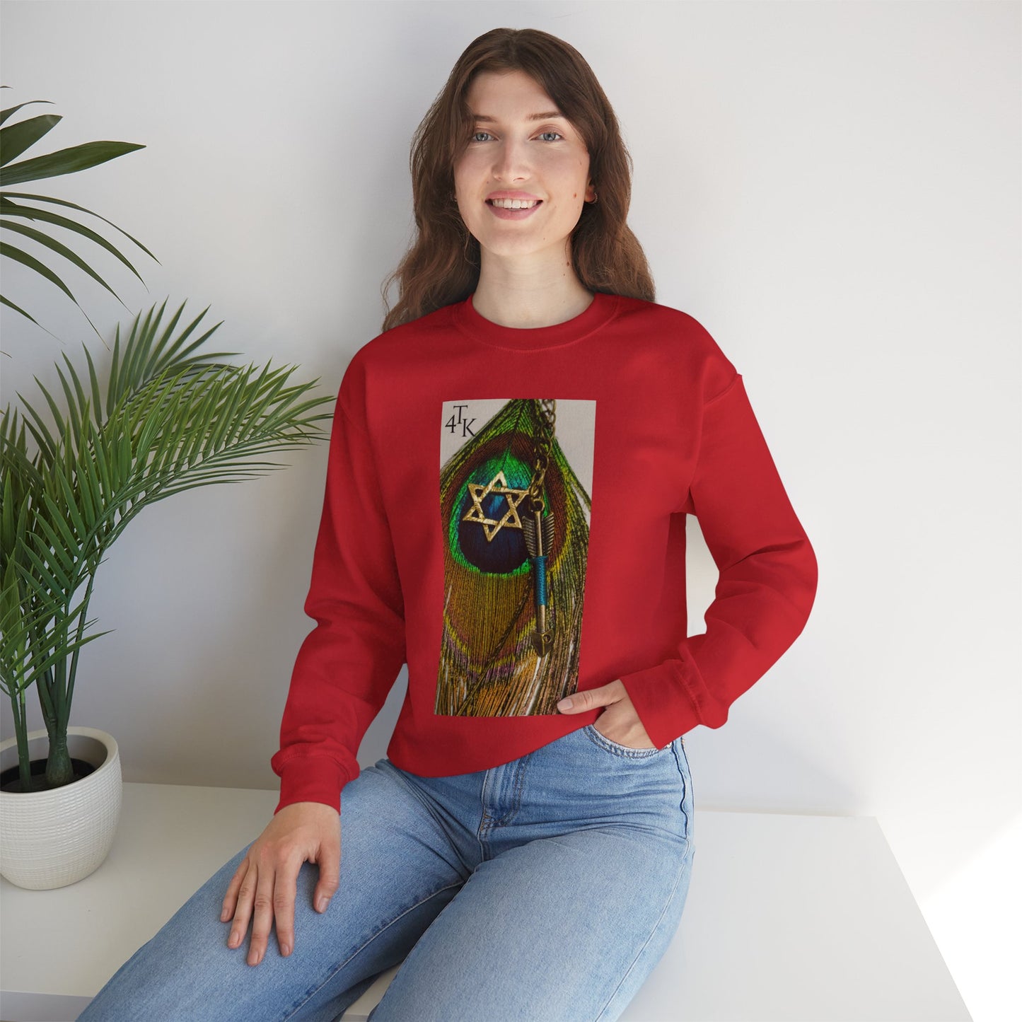"Arrow and Shield" Unisex Heavy Blend™ Crewneck Sweatshirt