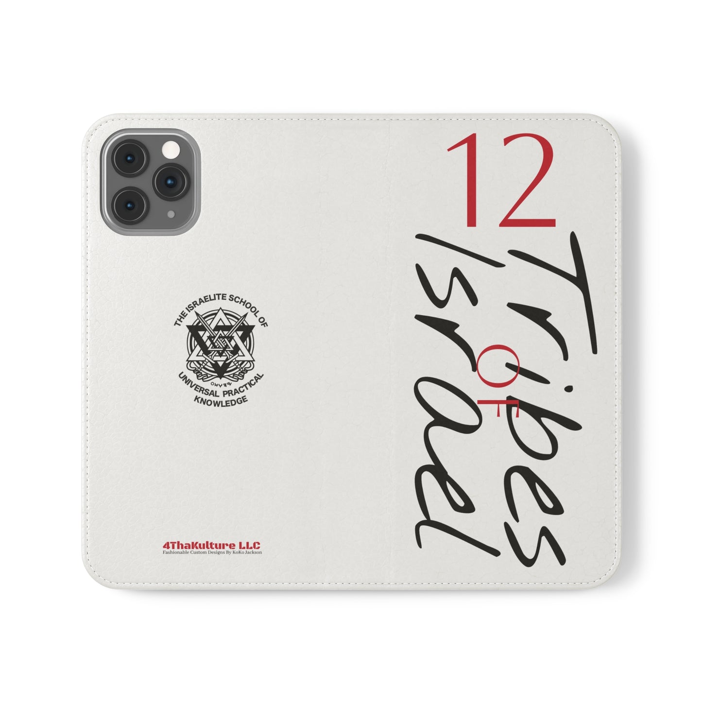 ISUPK "12 Tribes of Israel"-Flip Case (Ivory)