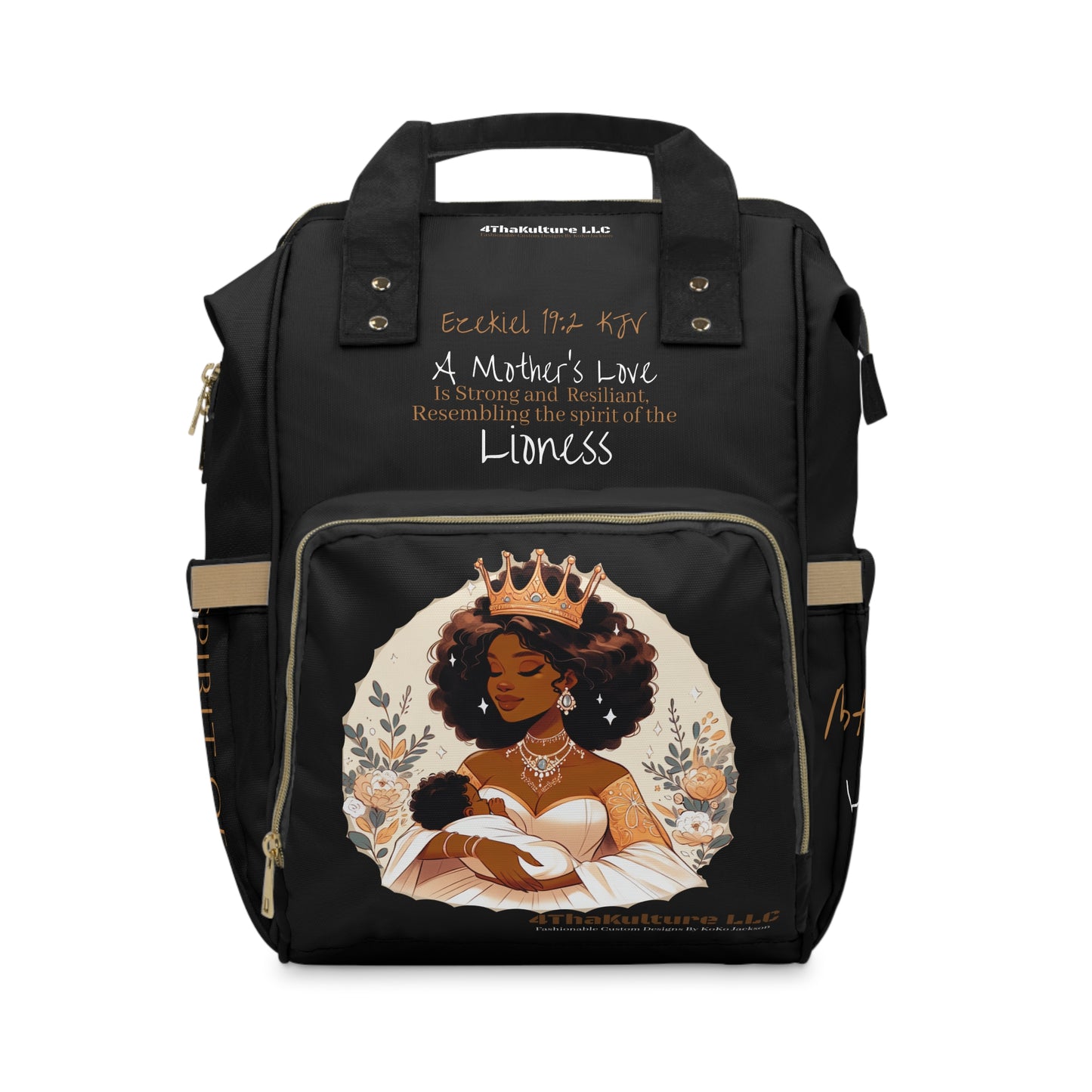 A Mothers Love- Multifunctional Diaper Backpack (Blk)