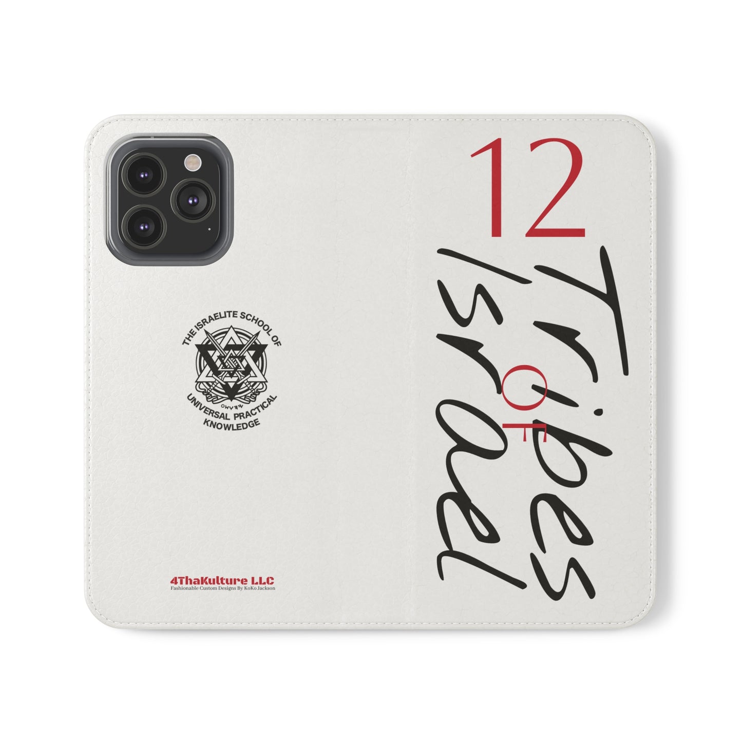 ISUPK "12 Tribes of Israel"-Flip Case (Ivory)