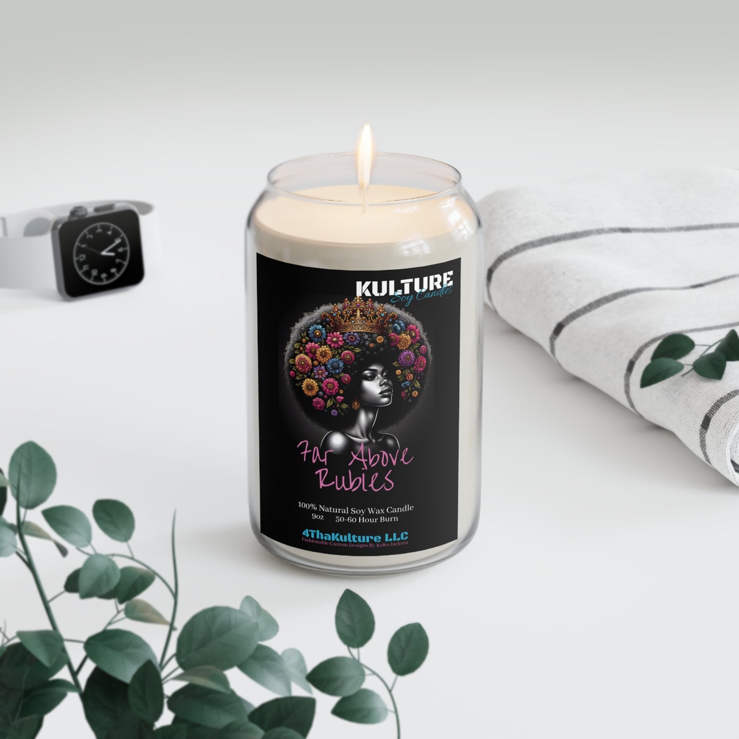"Far Above Rubies"- Soy Scented Candle, 13.75oz