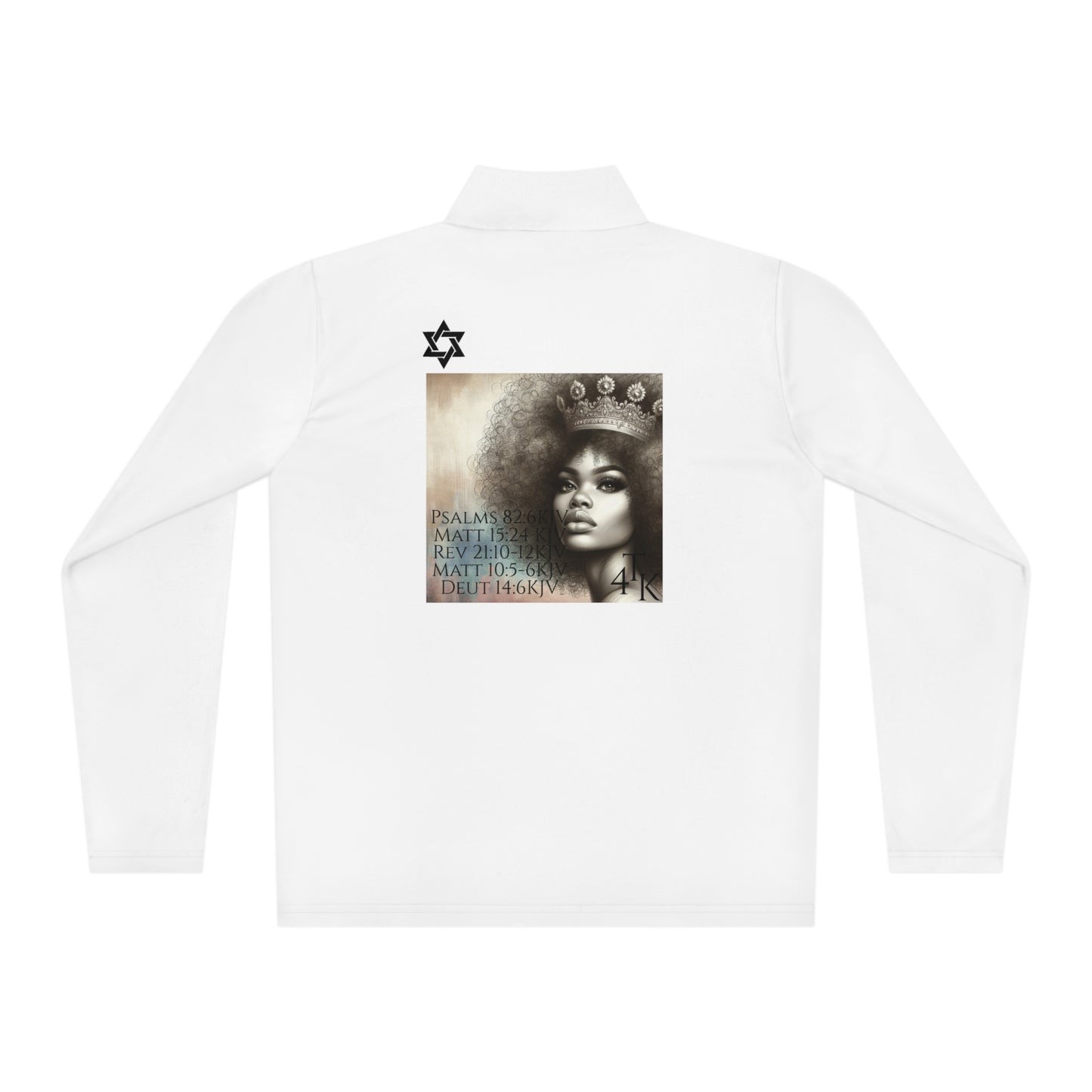 The BIBLE Is Our Story- Women's Quarter-Zip Pullover