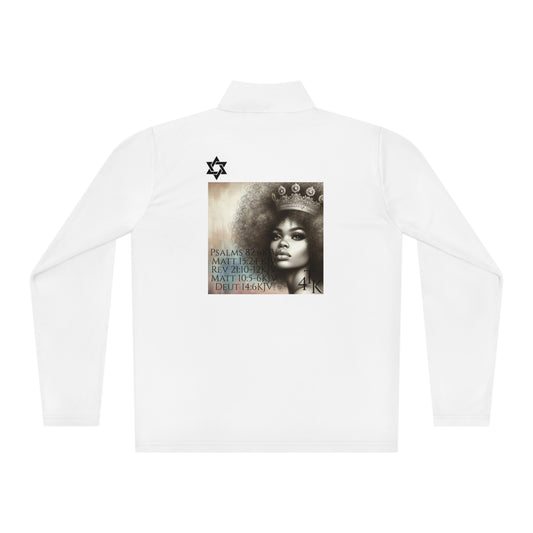 The BIBLE Is Our Story- Women's Quarter-Zip Pullover