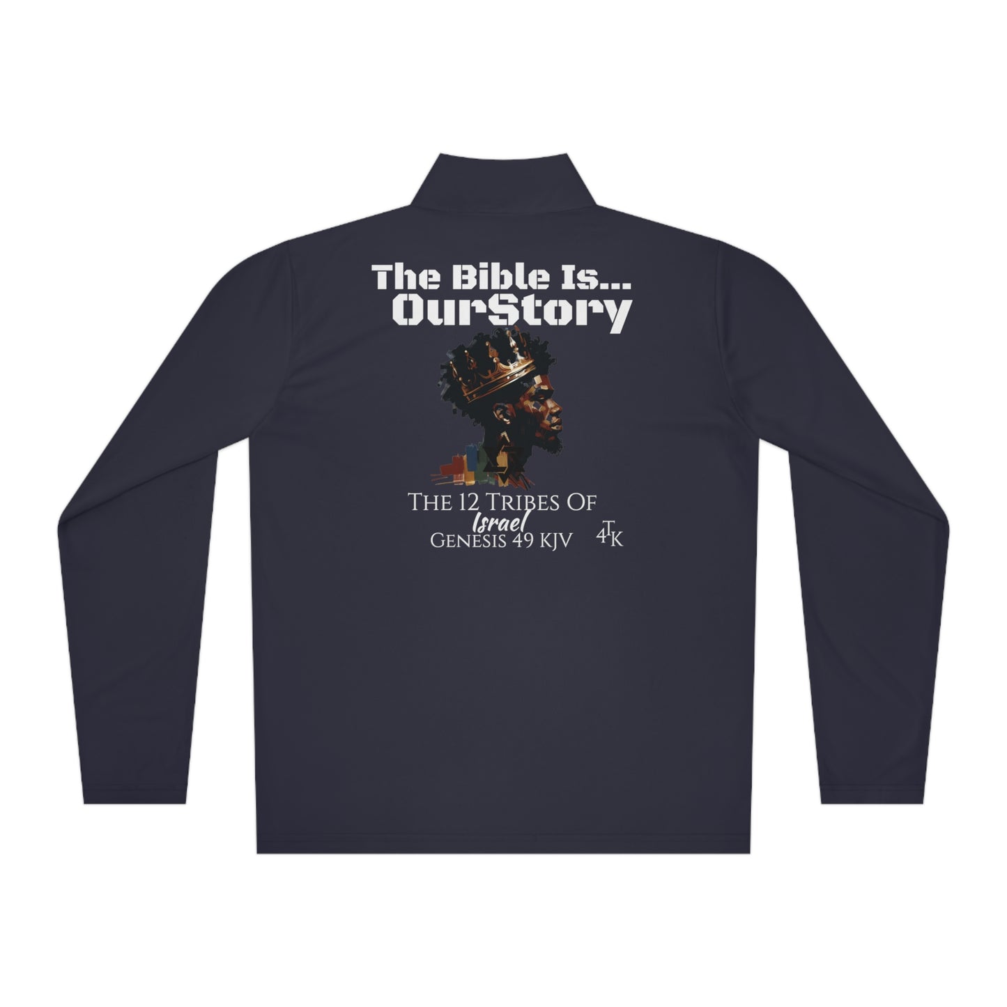 The Bible Is Our Story MEN'S - Quarter-Zip Pullover