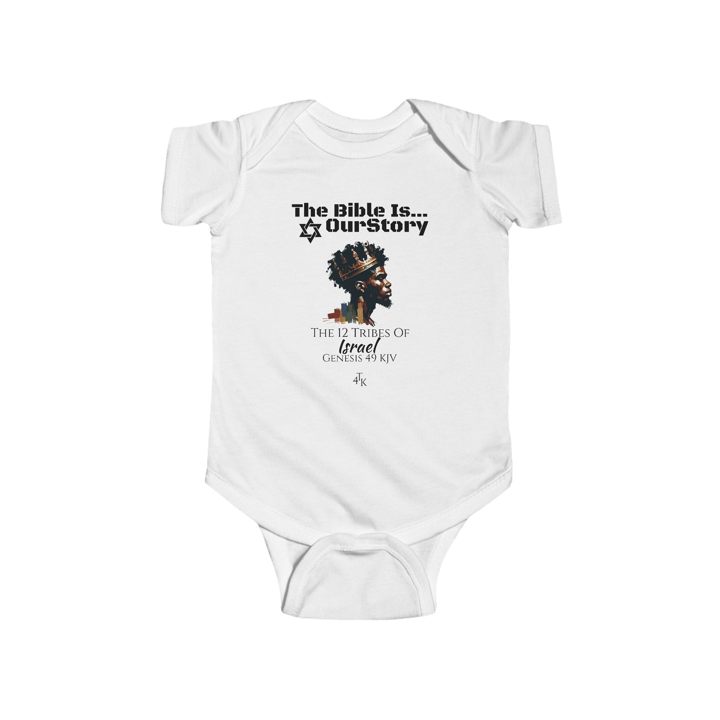 Bible Is Our Story- BOY'S Infant Jersey Bodysuit