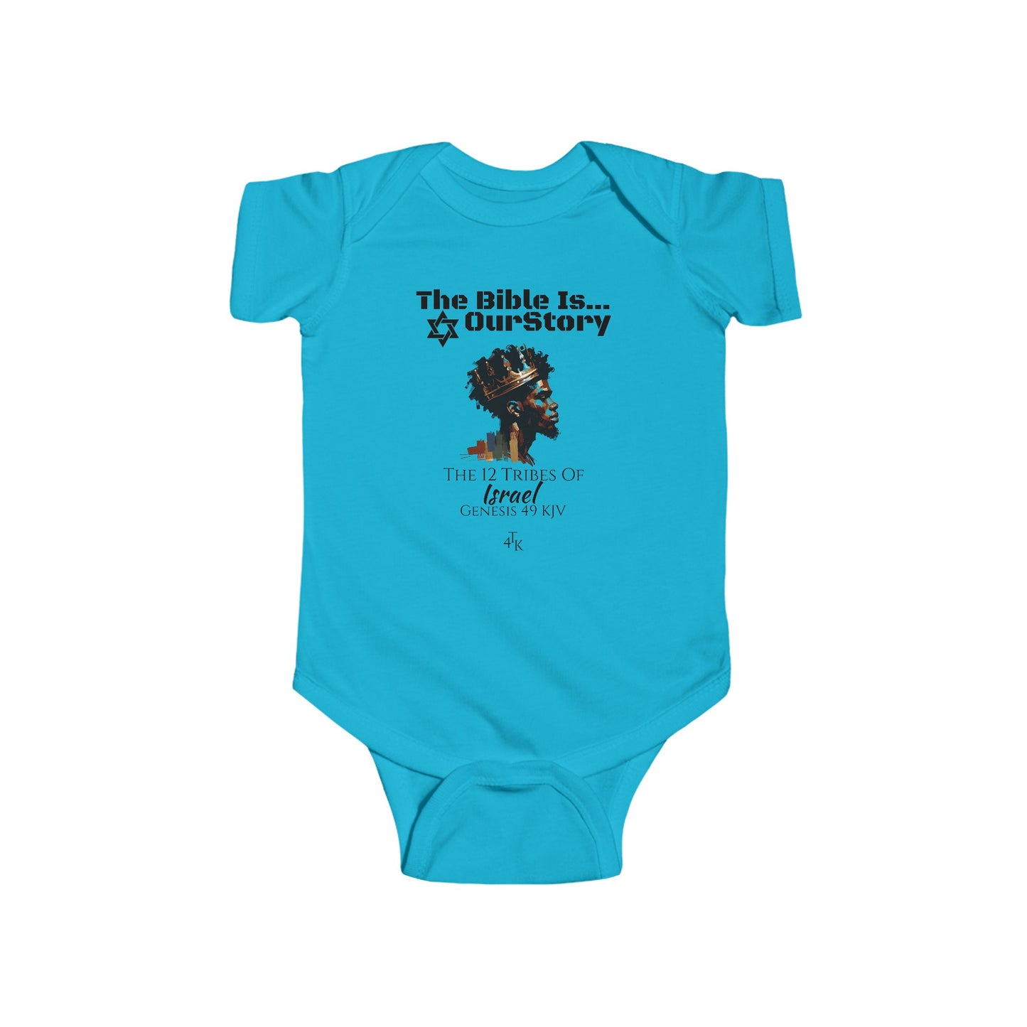 Bible Is Our Story- BOY'S Infant Jersey Bodysuit