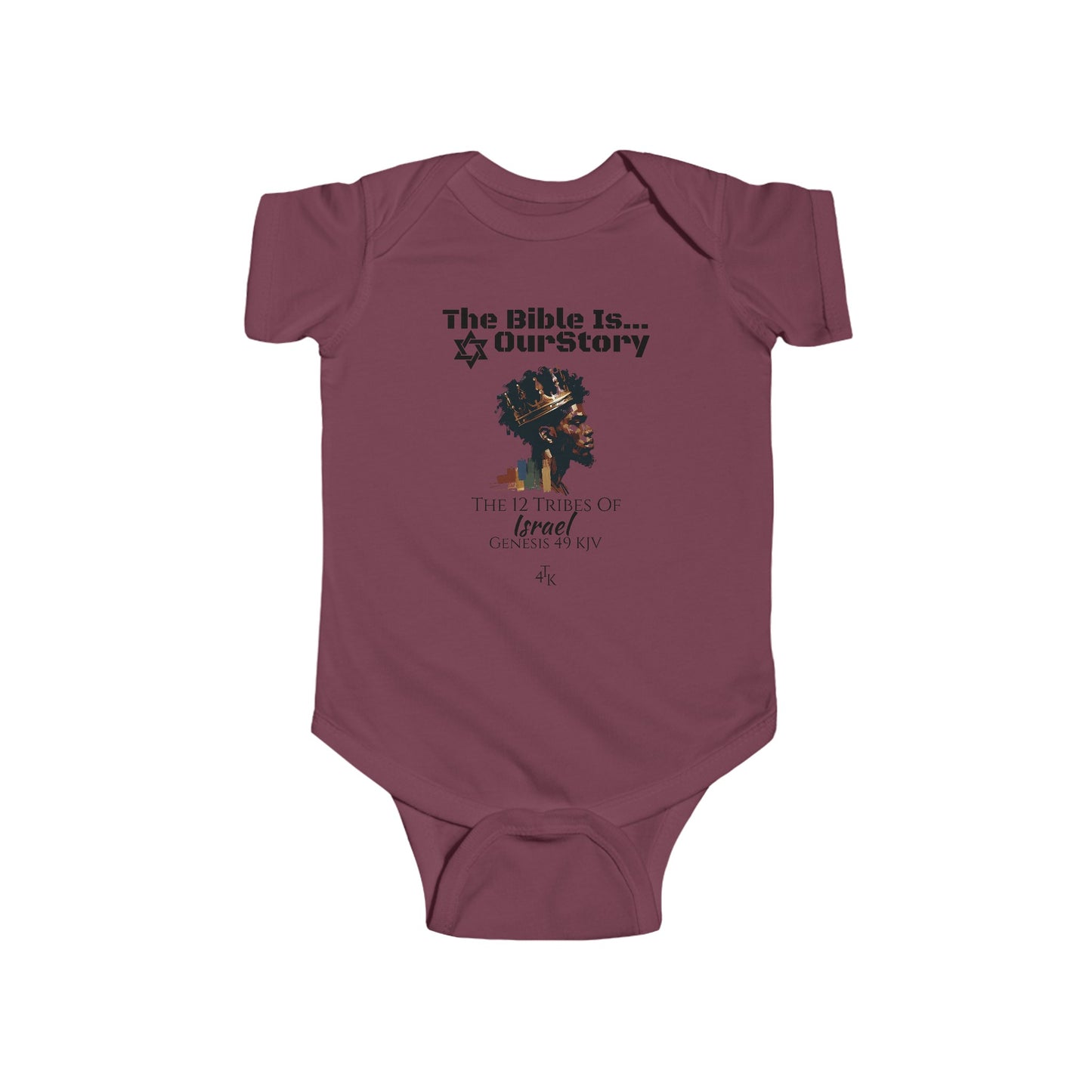 Bible Is Our Story- BOY'S Infant Jersey Bodysuit