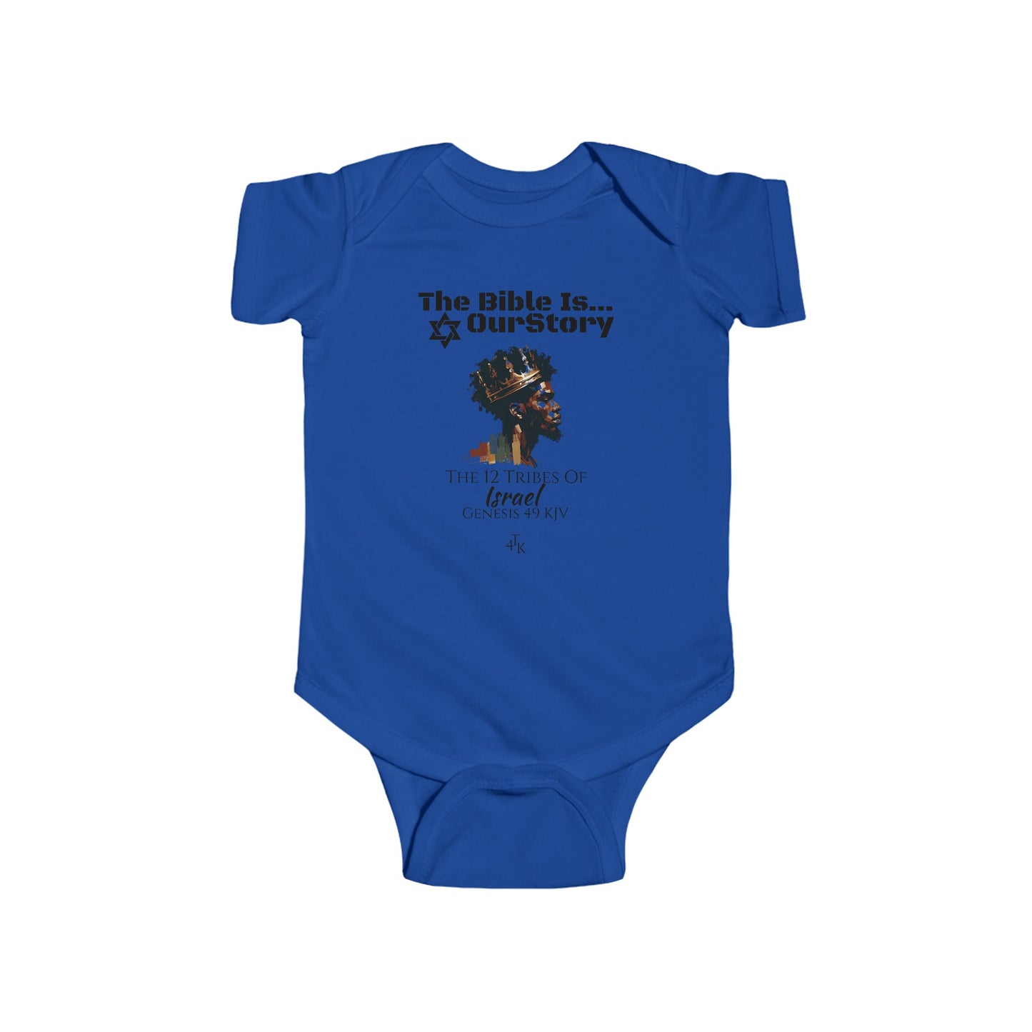 Bible Is Our Story- BOY'S Infant Jersey Bodysuit