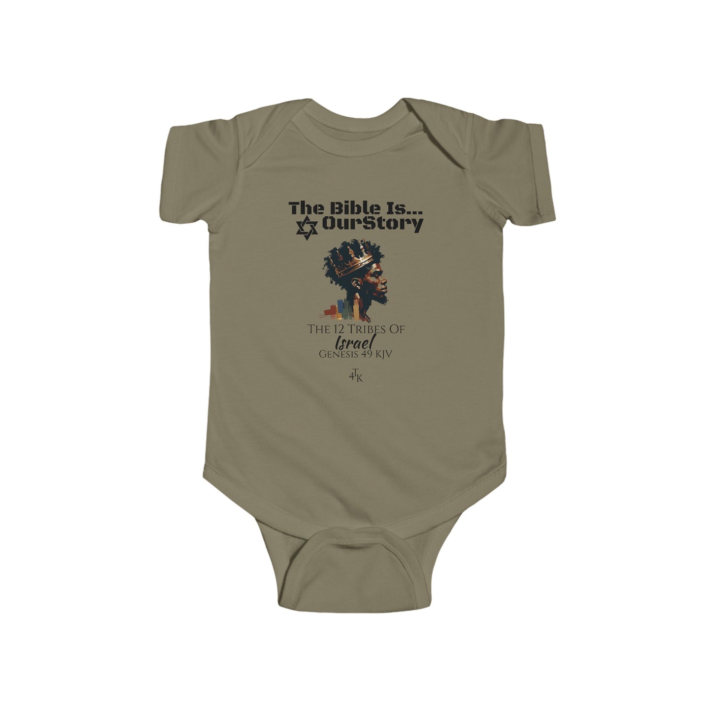 Bible Is Our Story- BOY'S Infant Jersey Bodysuit