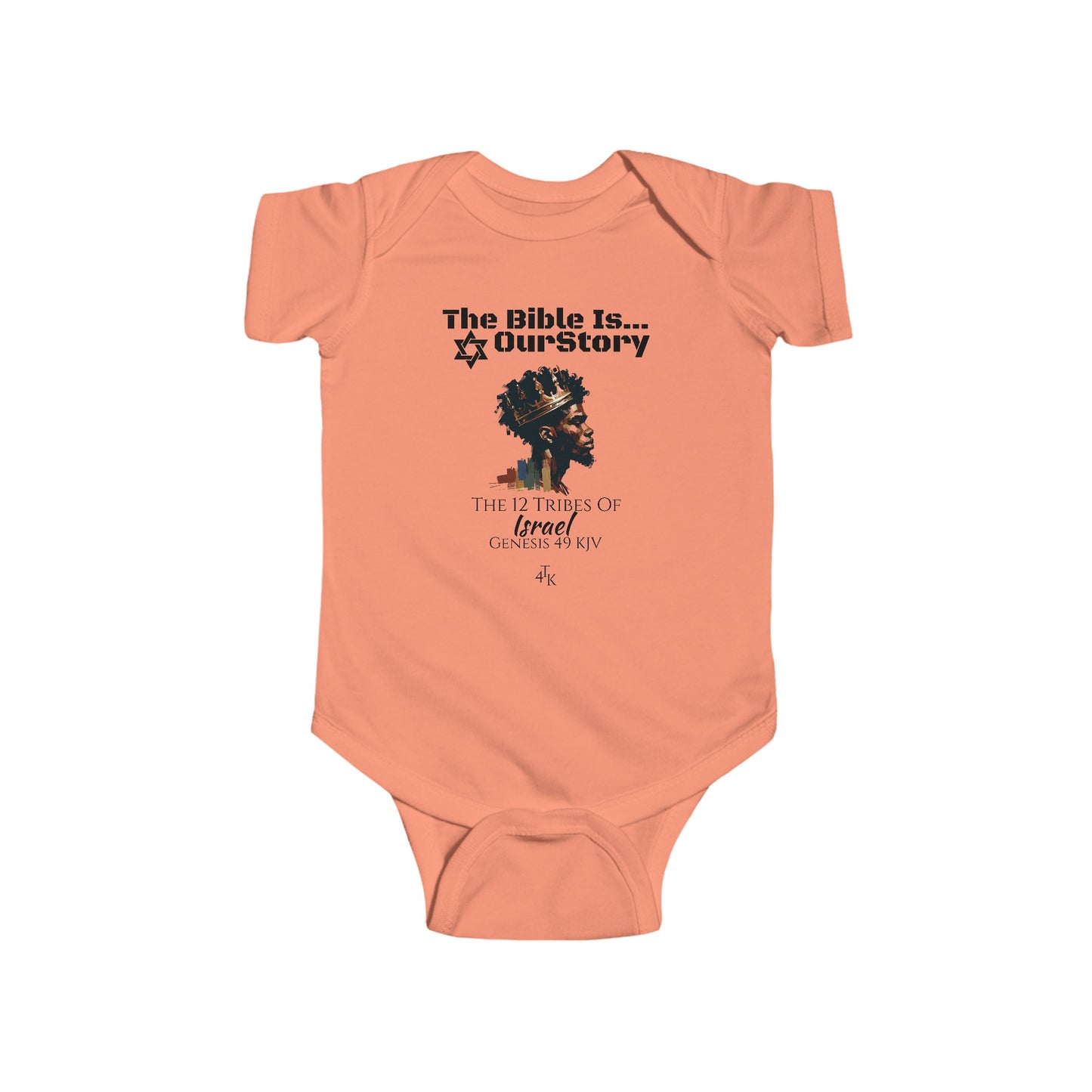Bible Is Our Story- BOY'S Infant Jersey Bodysuit