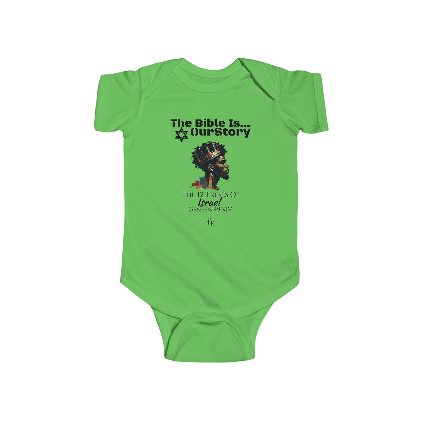 Bible Is Our Story- BOY'S Infant Jersey Bodysuit
