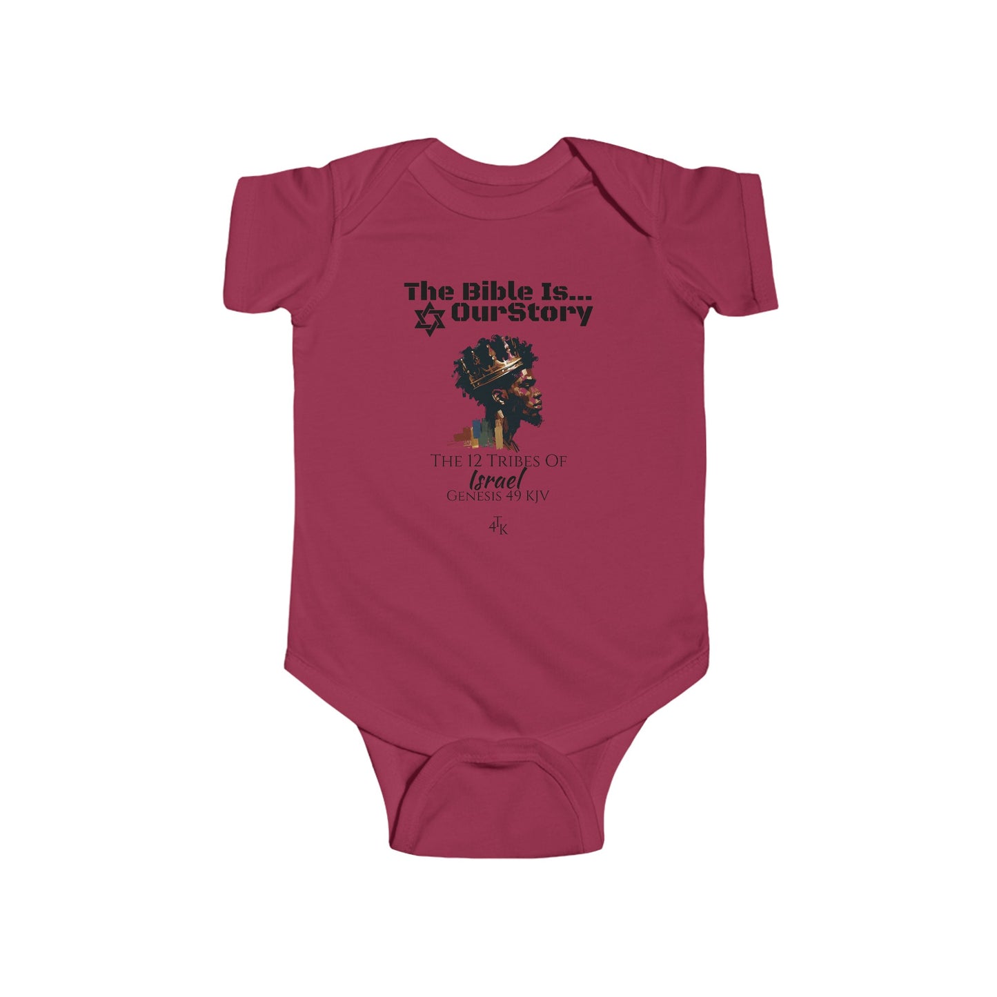 Bible Is Our Story- BOY'S Infant Jersey Bodysuit