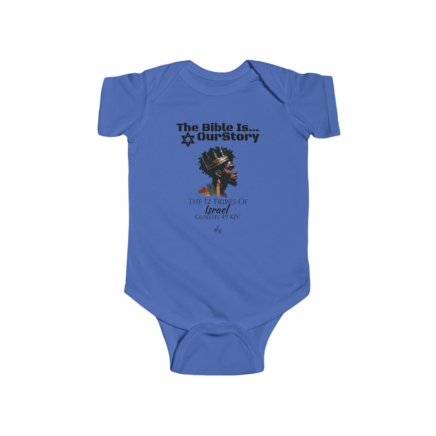 Bible Is Our Story- BOY'S Infant Jersey Bodysuit