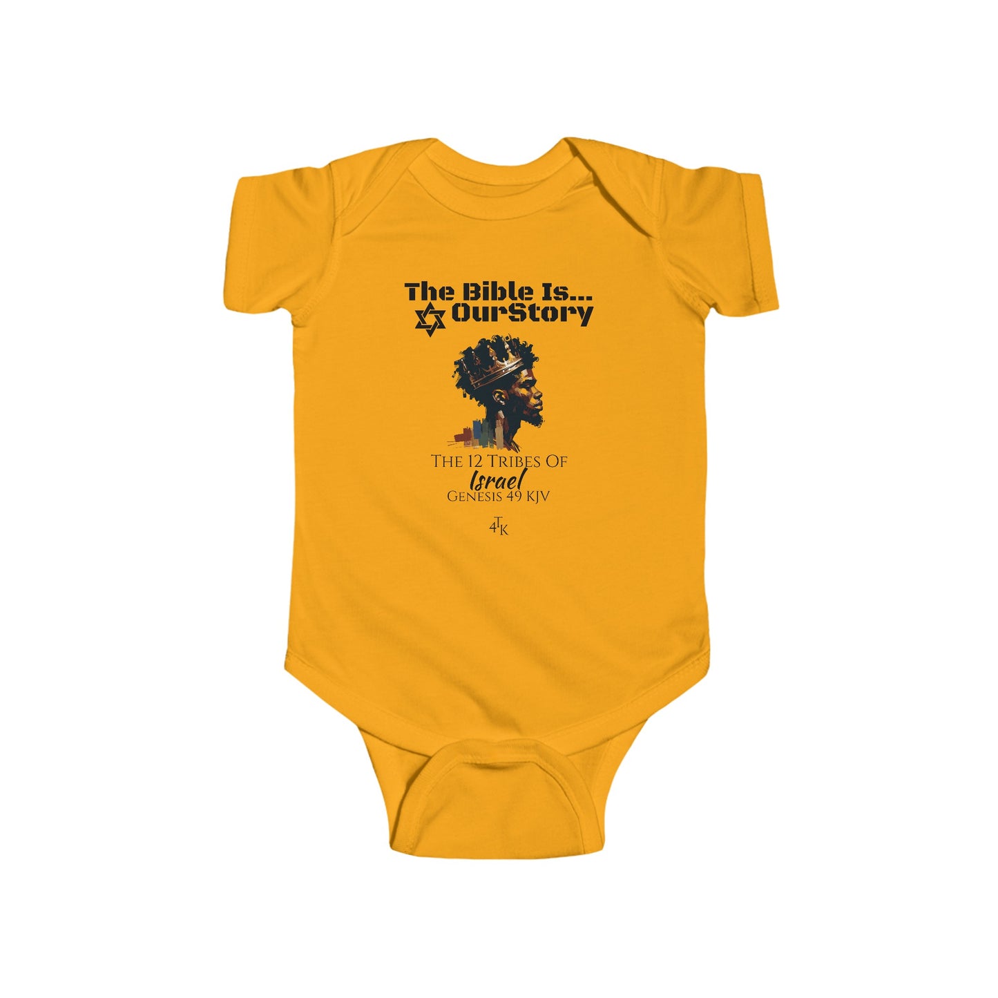 Bible Is Our Story- BOY'S Infant Jersey Bodysuit