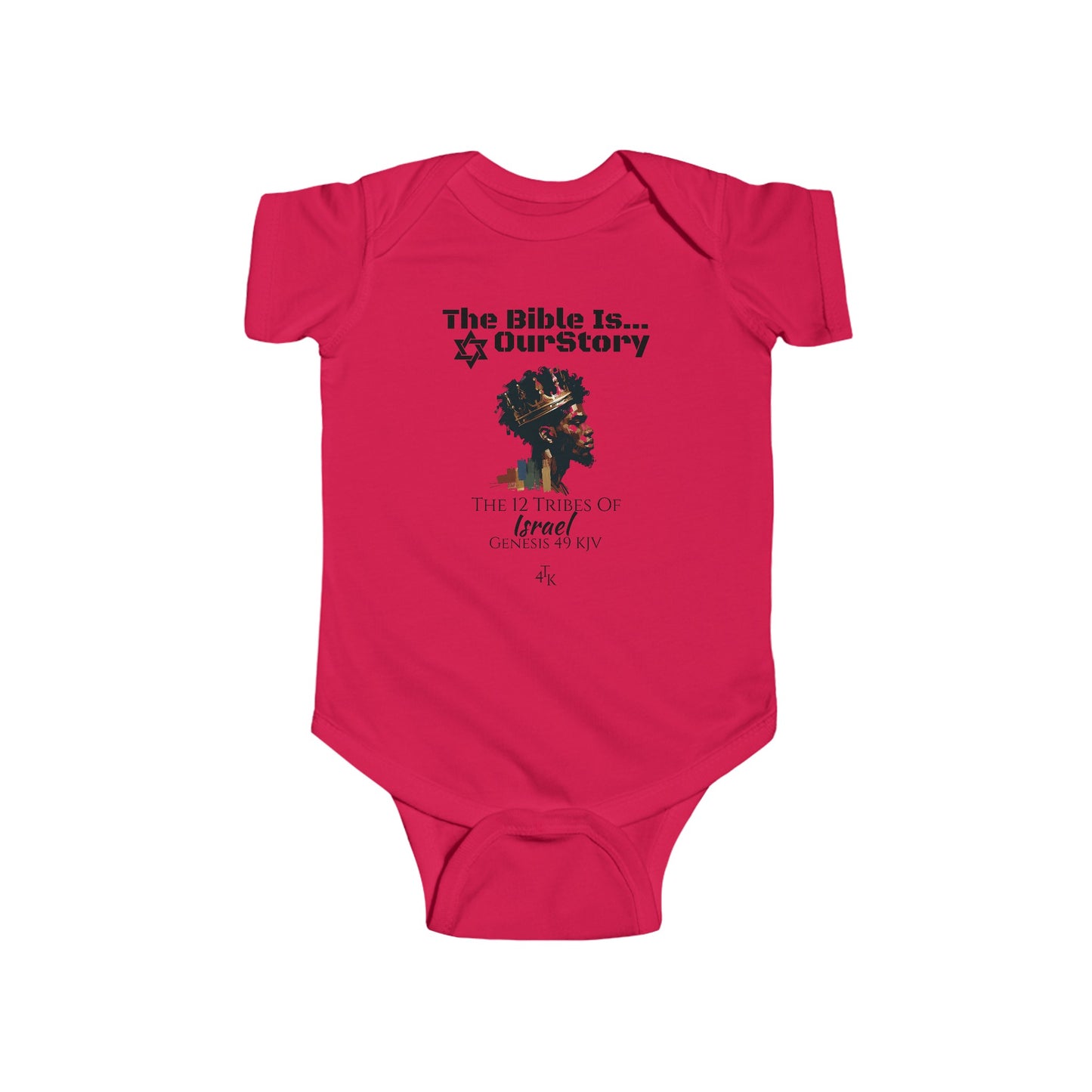 Bible Is Our Story- BOY'S Infant Jersey Bodysuit