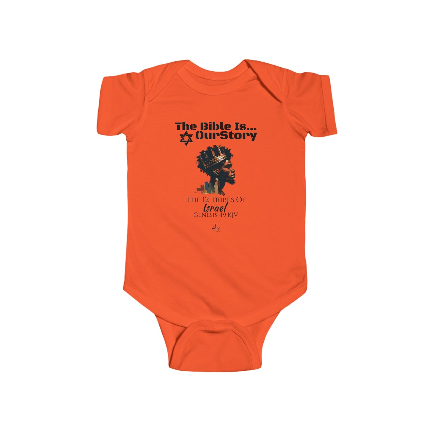 Bible Is Our Story- BOY'S Infant Jersey Bodysuit