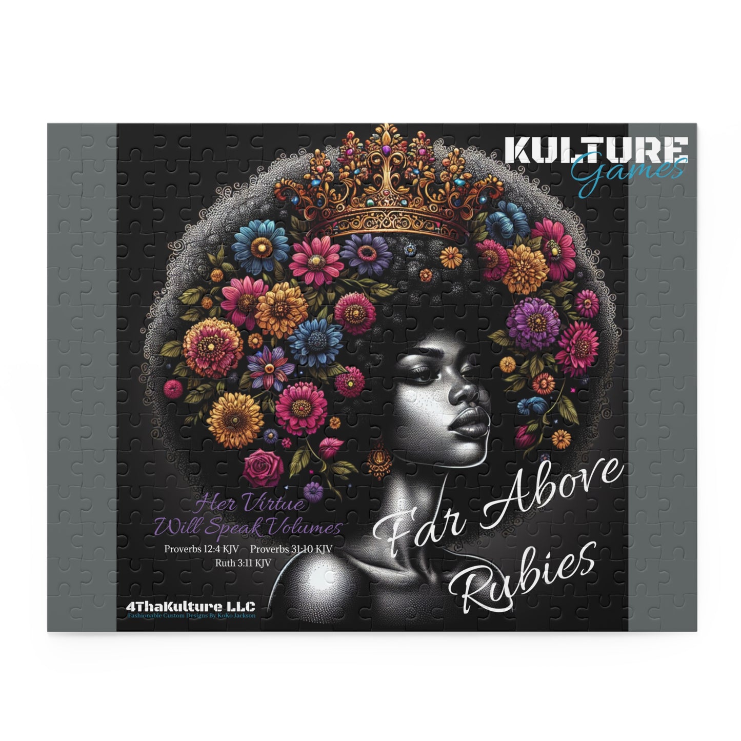 "Far Above Rubies" Puzzle (120, 252, 500-Piece)