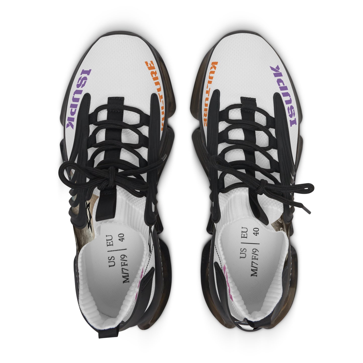"VANILLA SPRINKLES"- (CUSTOM UPK) Mesh Sneakers