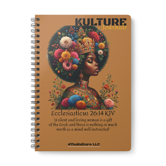 "Brown Suga"-Wire bound Softcover Notebook