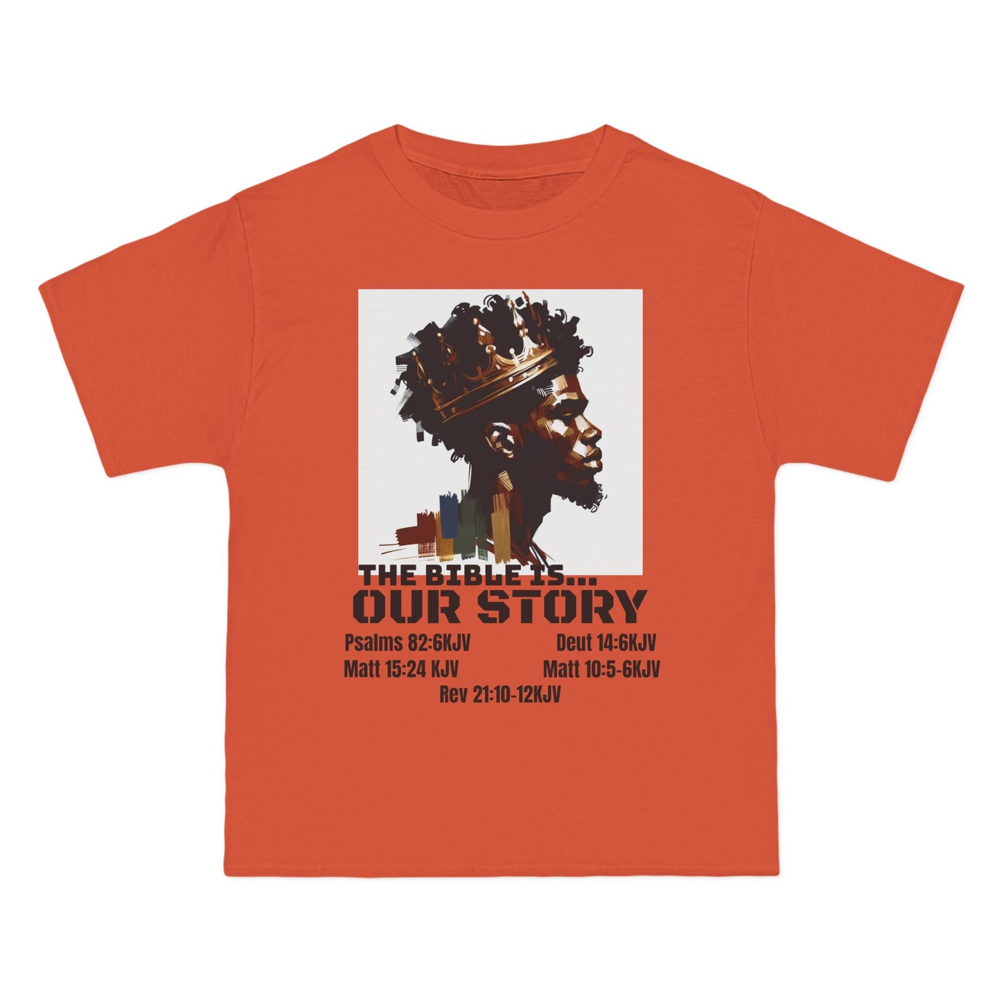 The Bible Is Our Story- Men's 'Beefy' Tee