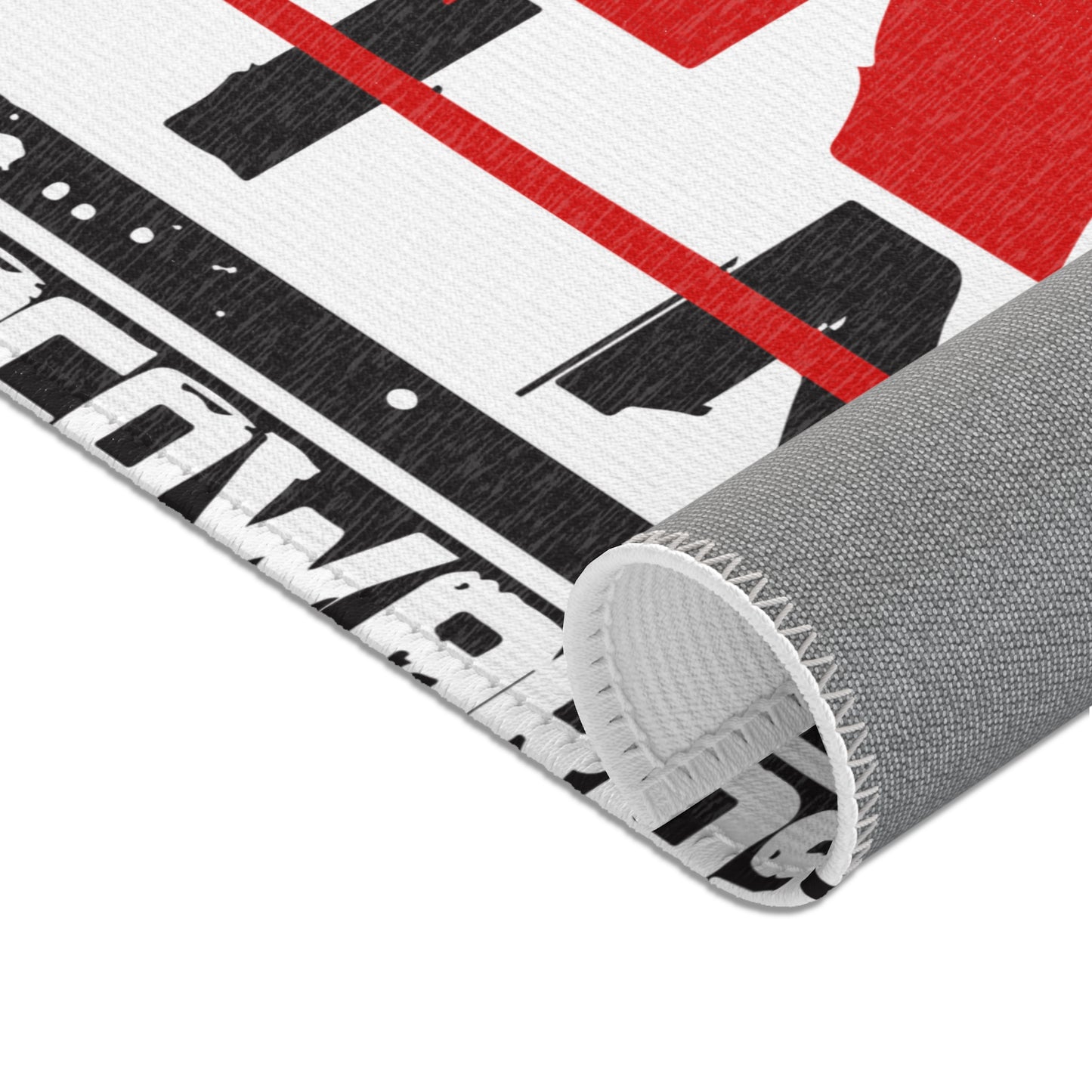 CrossThaFcknLine-24x36" Area Rug