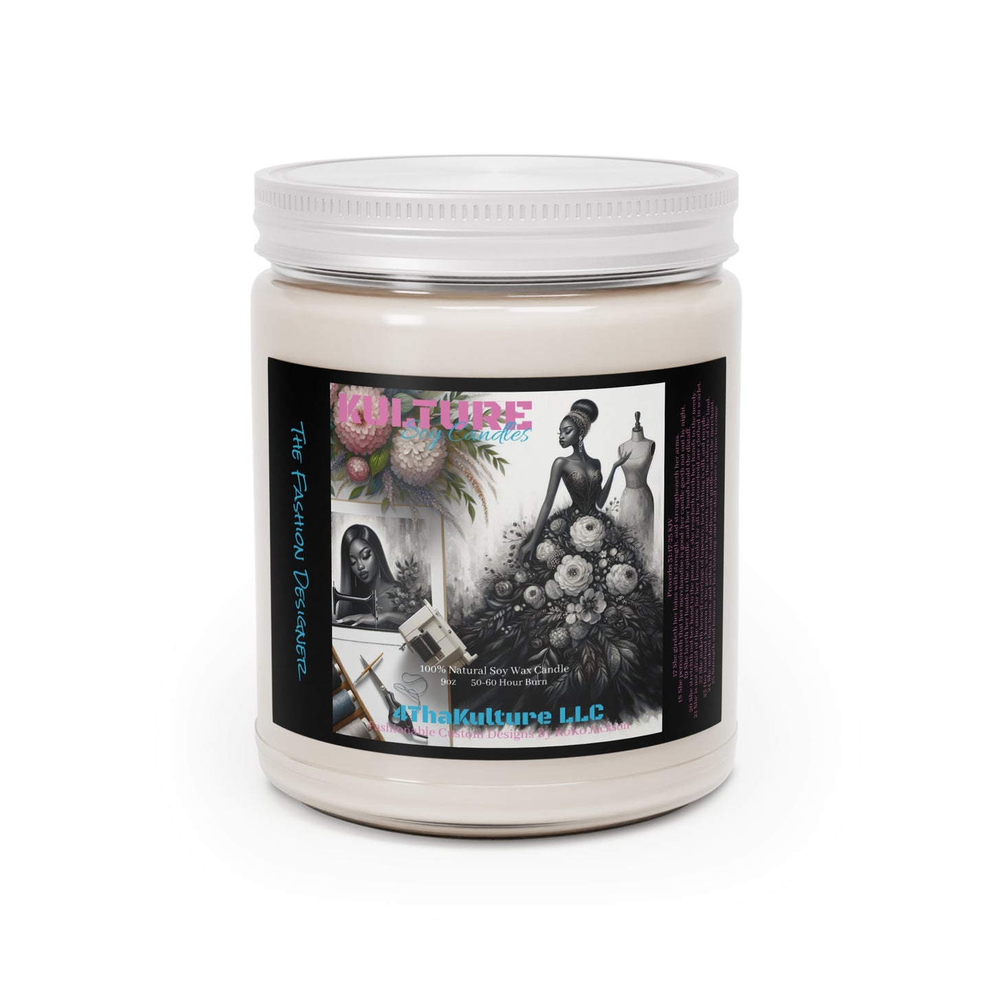 "The Fashion Designer"- Scented Soy Candle 9oz