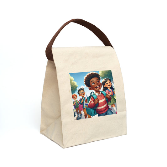 Kulture Kids Canvas Lunch Bag With Strap