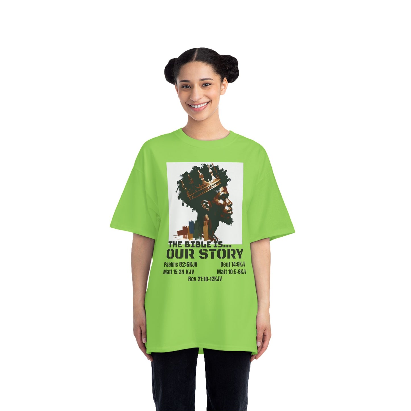 The Bible Is Our Story- Men's 'Beefy' Tee