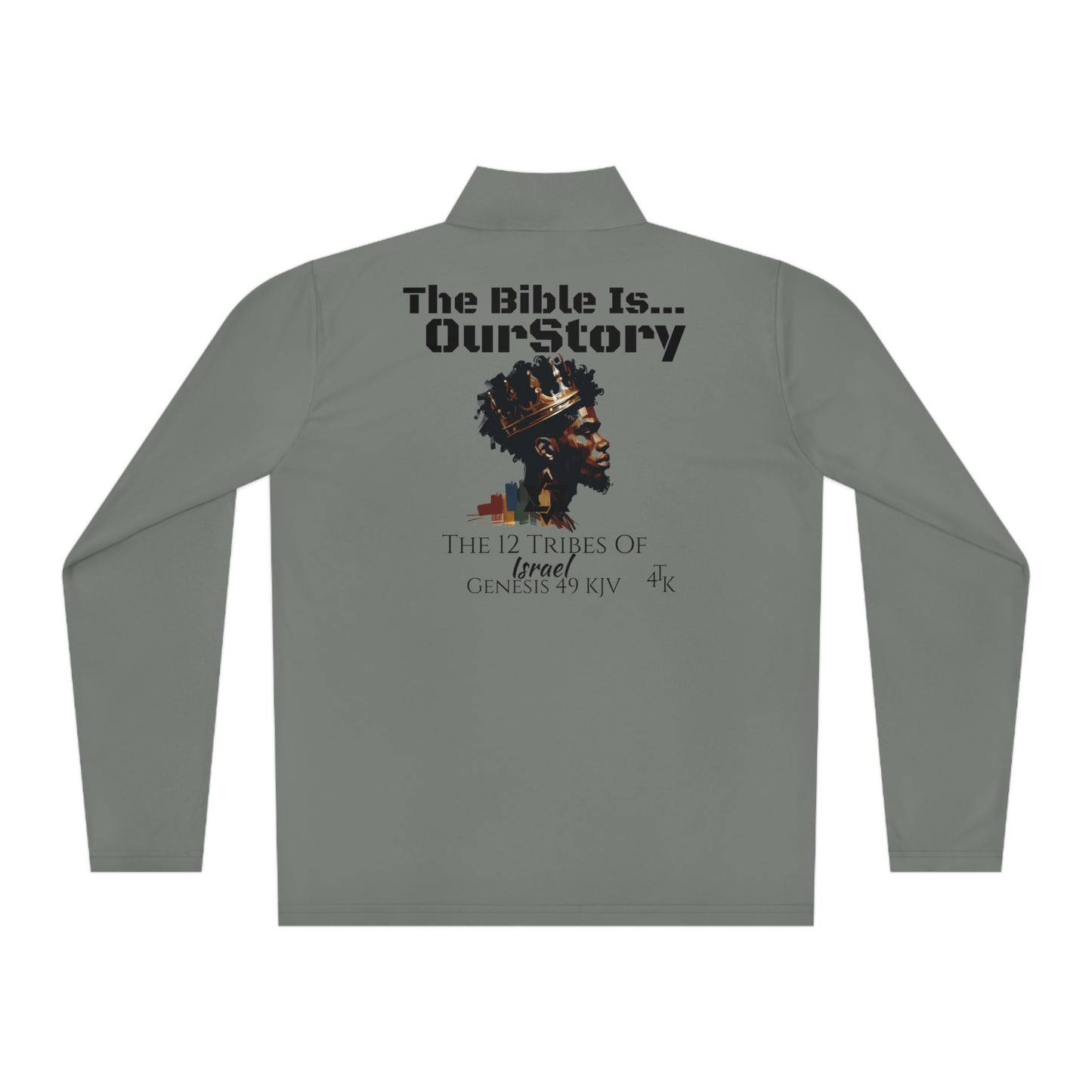 The Bible Is Our Story MEN'S - Quarter-Zip Pullover